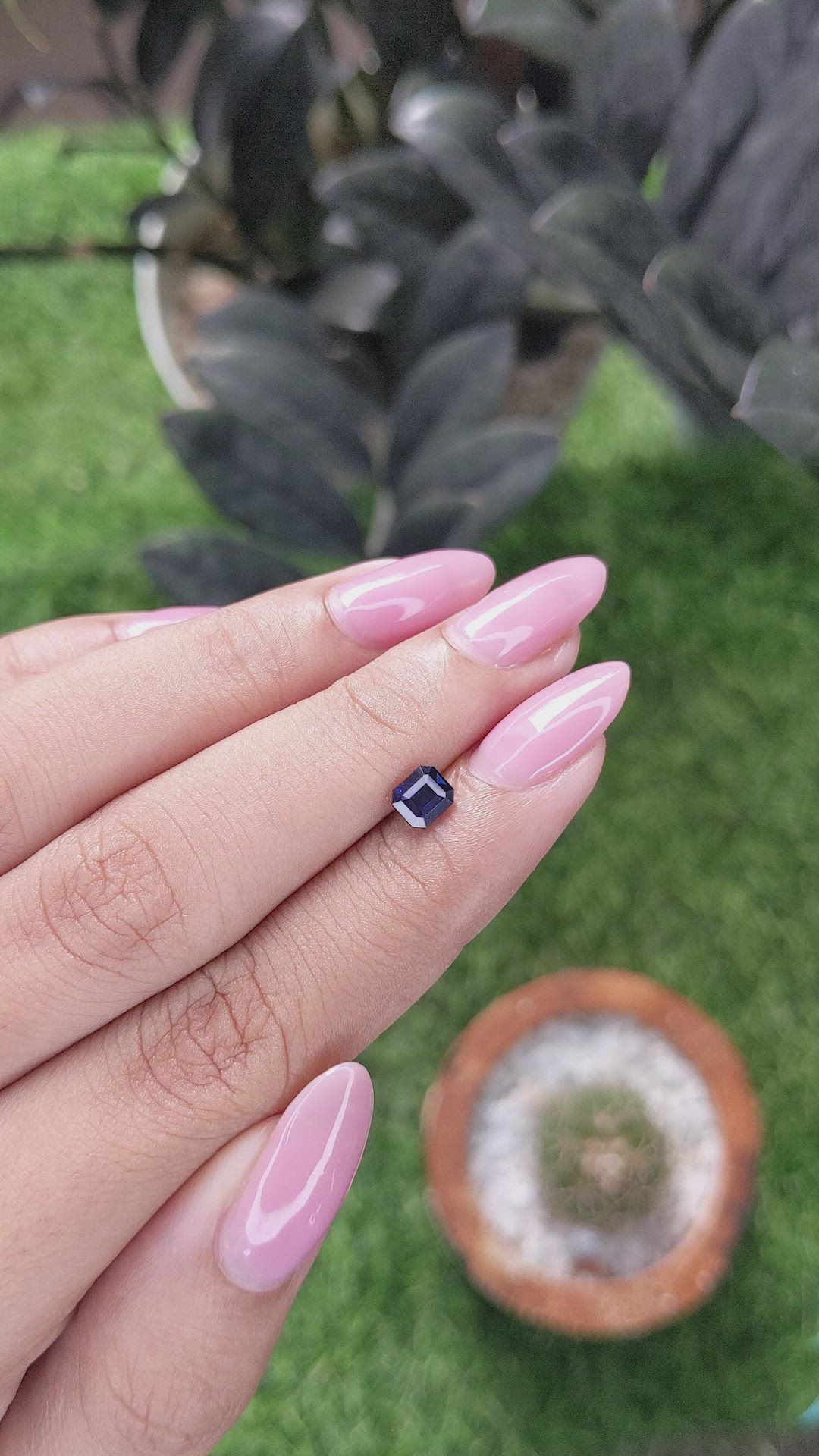 0.73 Ct. Blue Sapphire from Nigeria Size Video