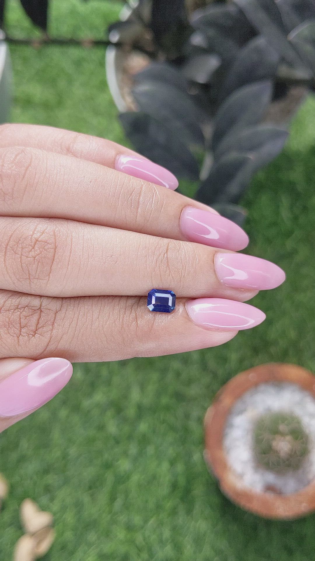 0.73 Ct. Blue Sapphire from Nigeria Size Video