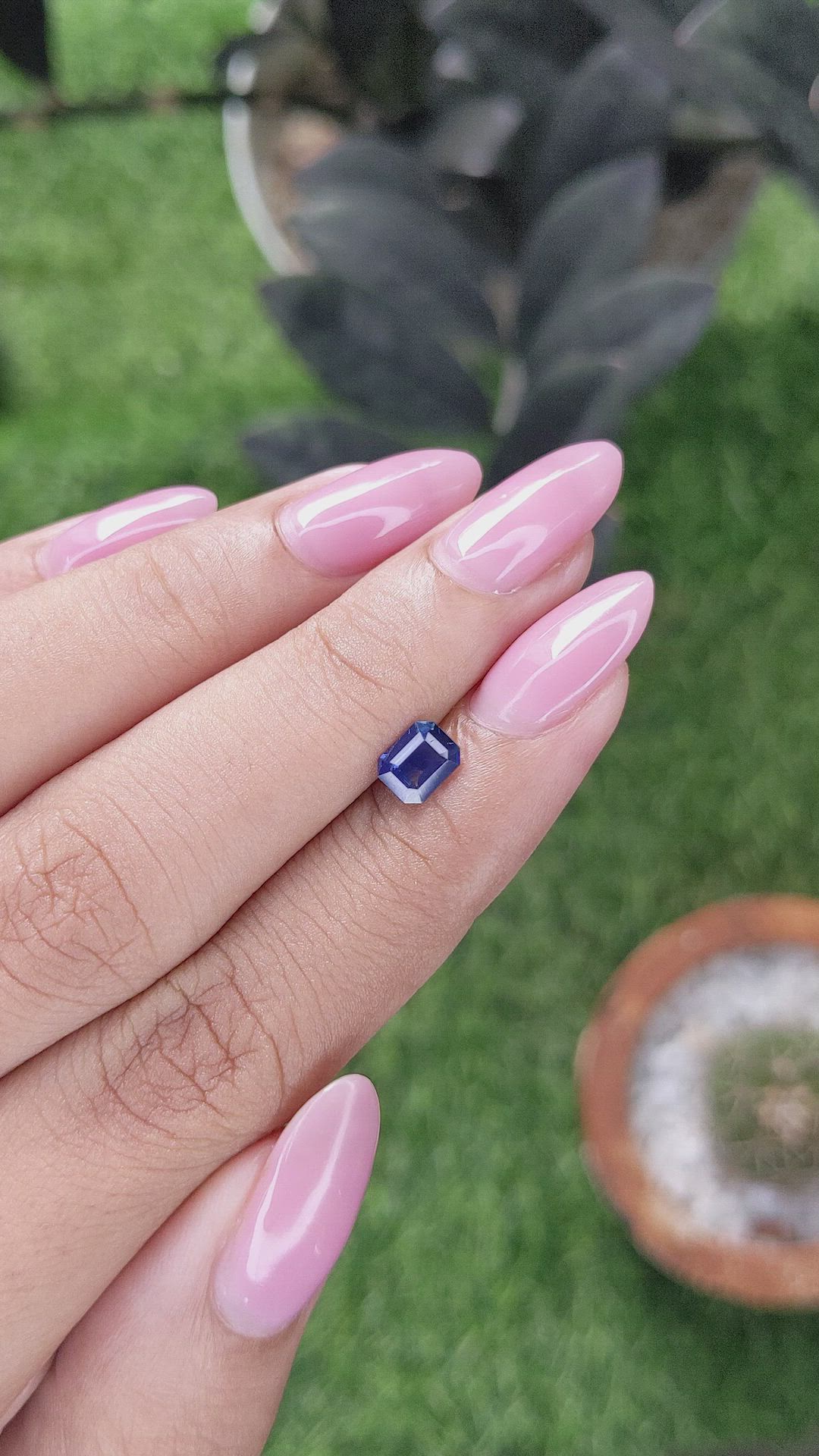 0.73 Ct. Blue Sapphire from Nigeria Size Video