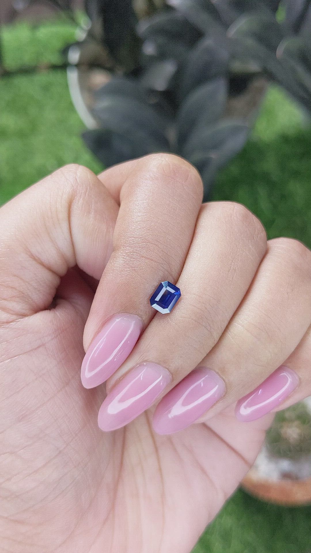 0.73 Ct. Blue Sapphire from Nigeria Size Video