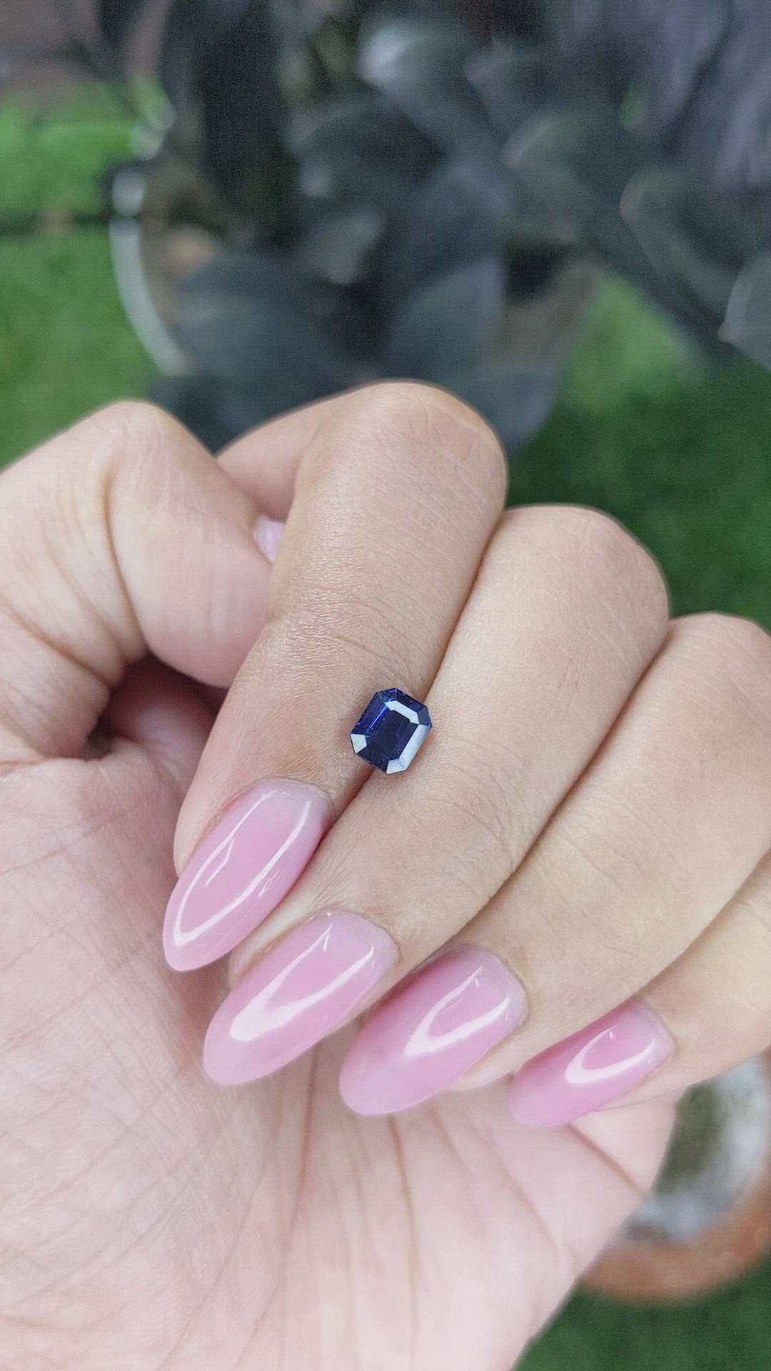 0.93 Ct. Blue Sapphire from Nigeria Size Video
