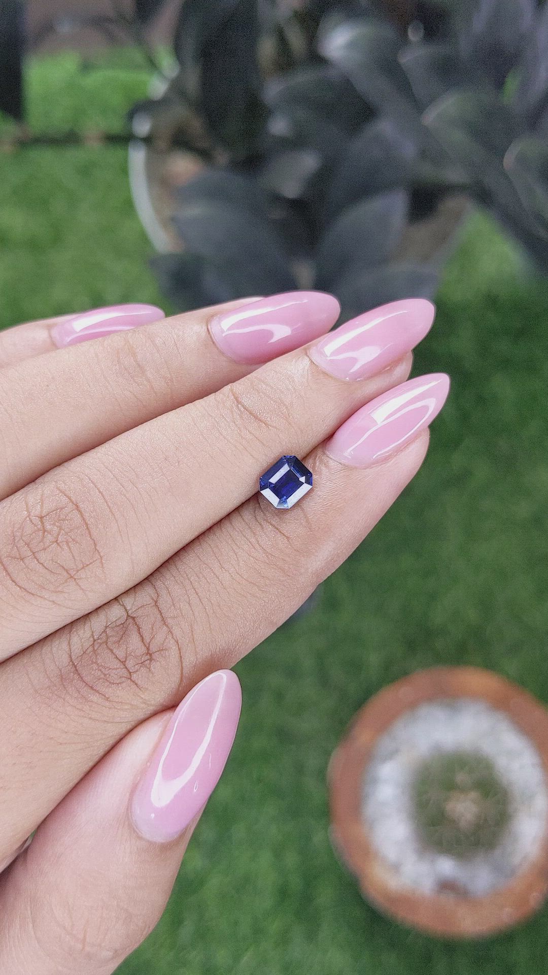 0.93 Ct. Blue Sapphire from Nigeria Size Video