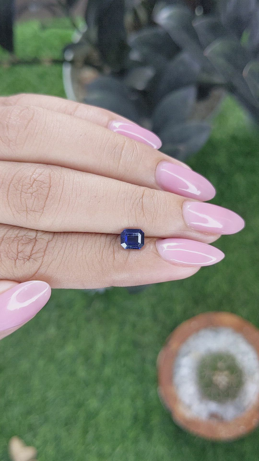 0.93 Ct. Blue Sapphire from Nigeria Size Video