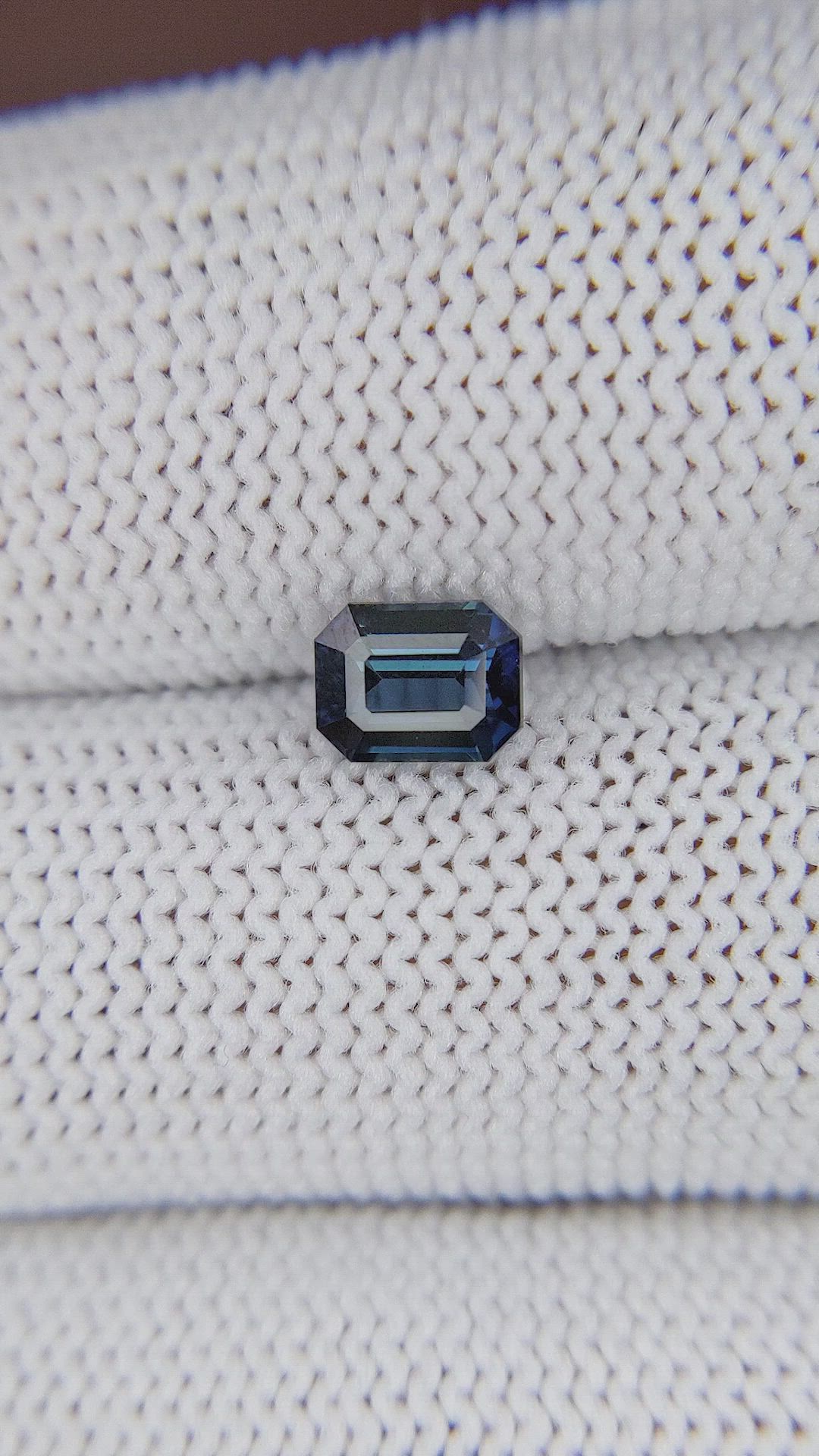 0.96 Ct. Greenish Blue Sapphire from Nigeria Size Video