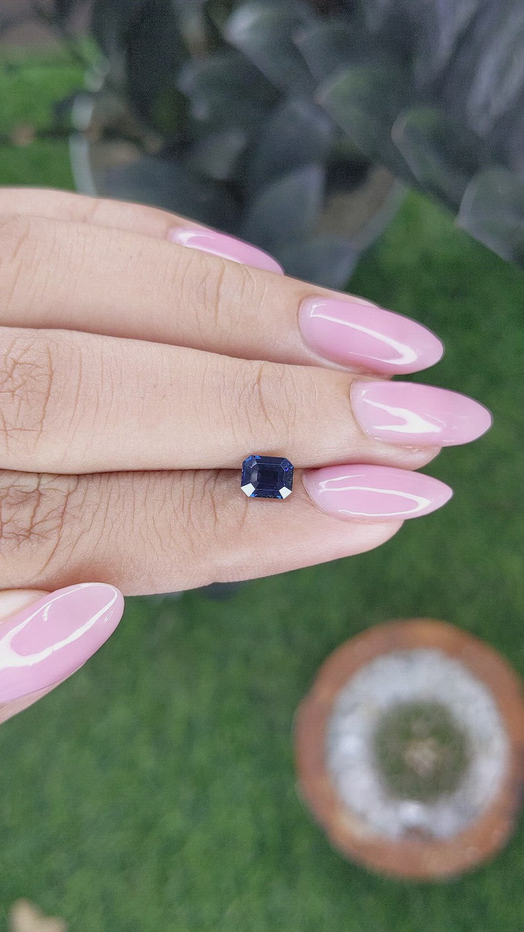 0.85 Ct. Blue Sapphire from Nigeria Size Video