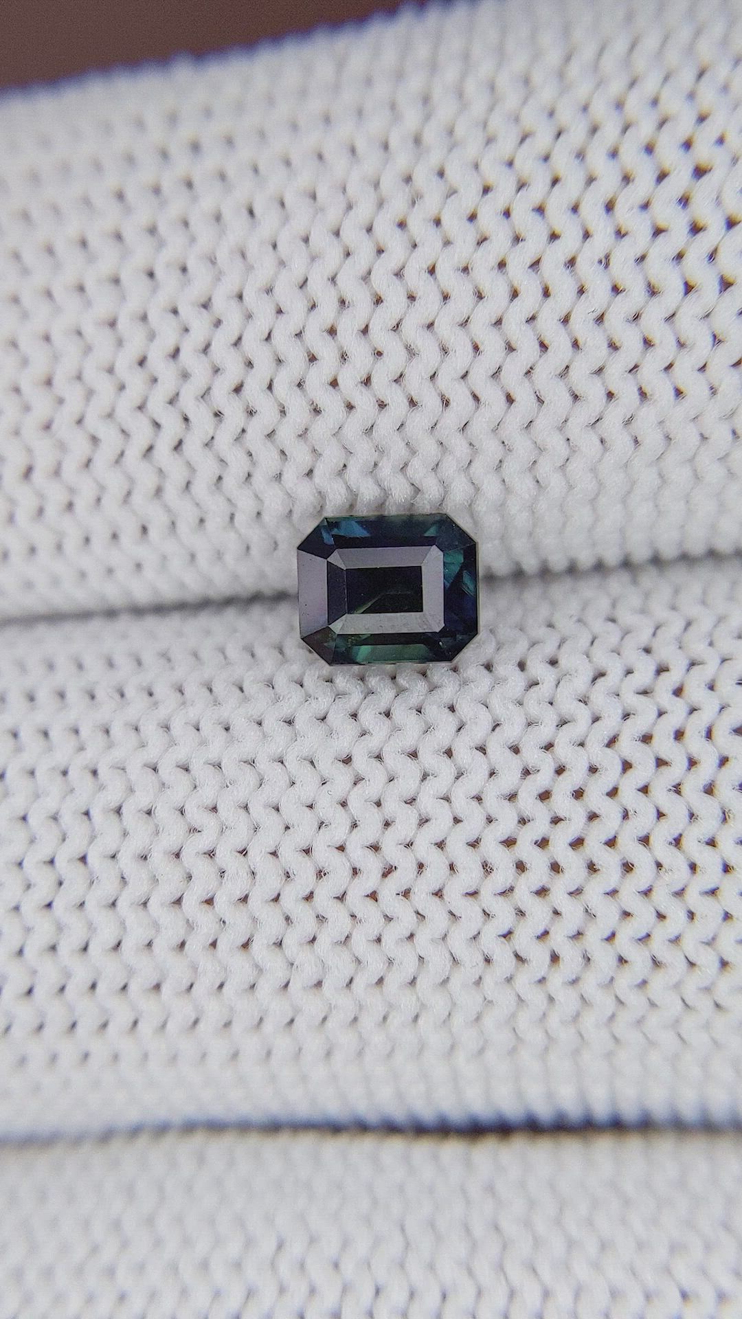1.00 Ct. Greenish Blue Sapphire from Nigeria Size Video