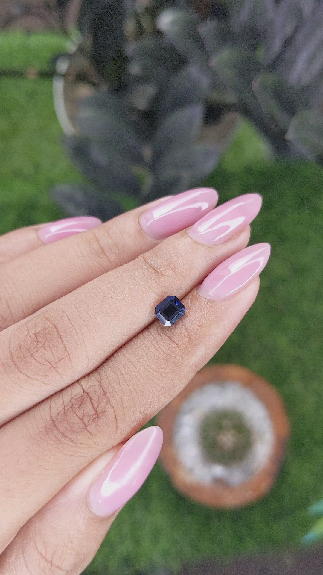 1.03 Ct. Blue Sapphire from Nigeria Size Video