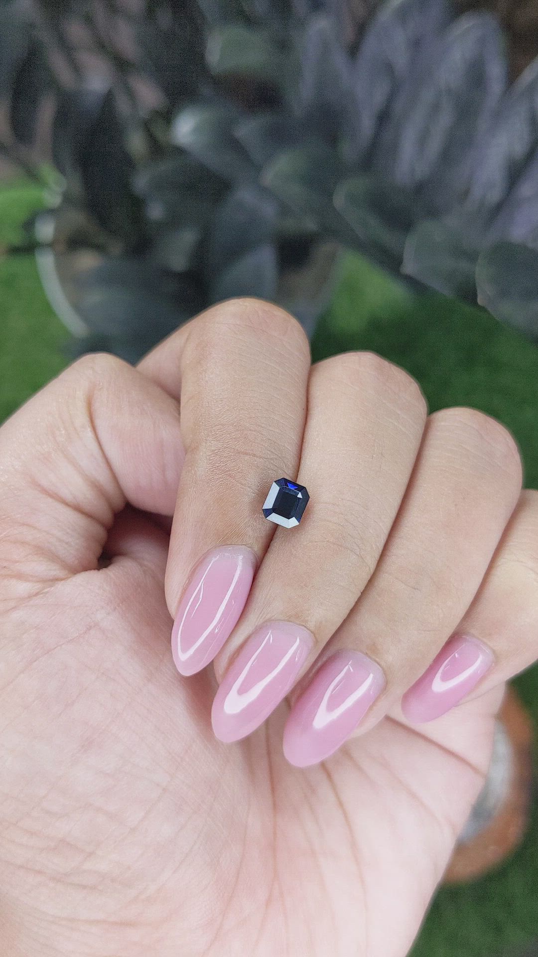 1.03 Ct. Blue Sapphire from Nigeria Size Video