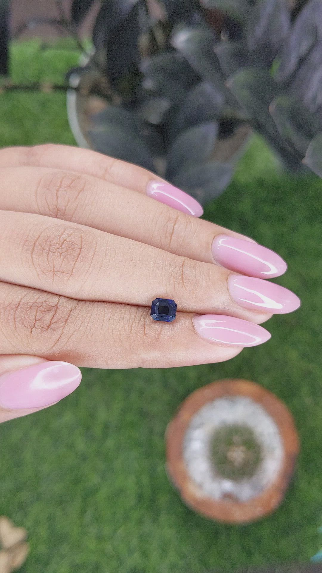 1.03 Ct. Blue Sapphire from Nigeria Size Video
