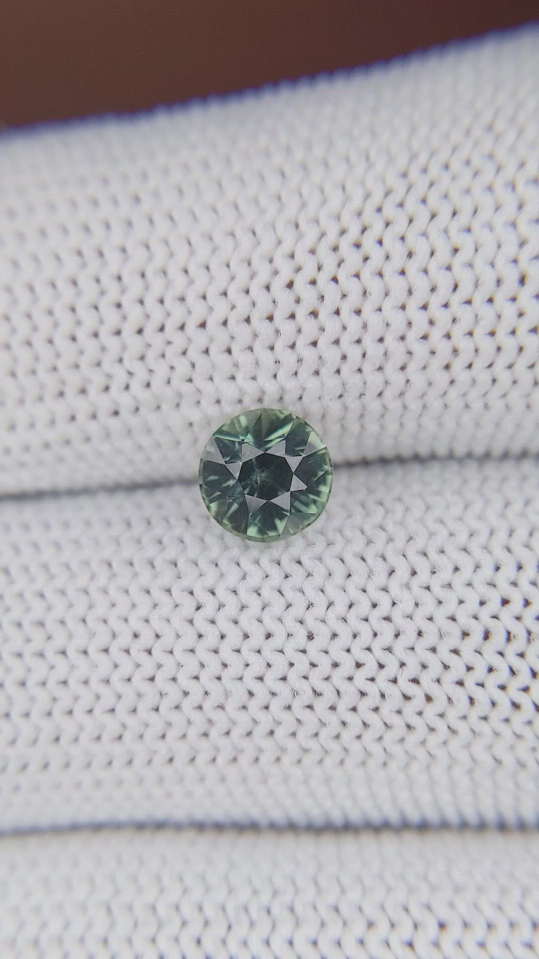 1.52 Ct. Bluish Green Sapphire from Madagascar Size Video