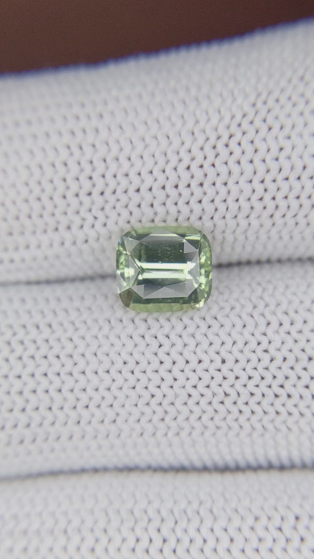 2.11 Ct. Green Sapphire from Madagascar Size Video
