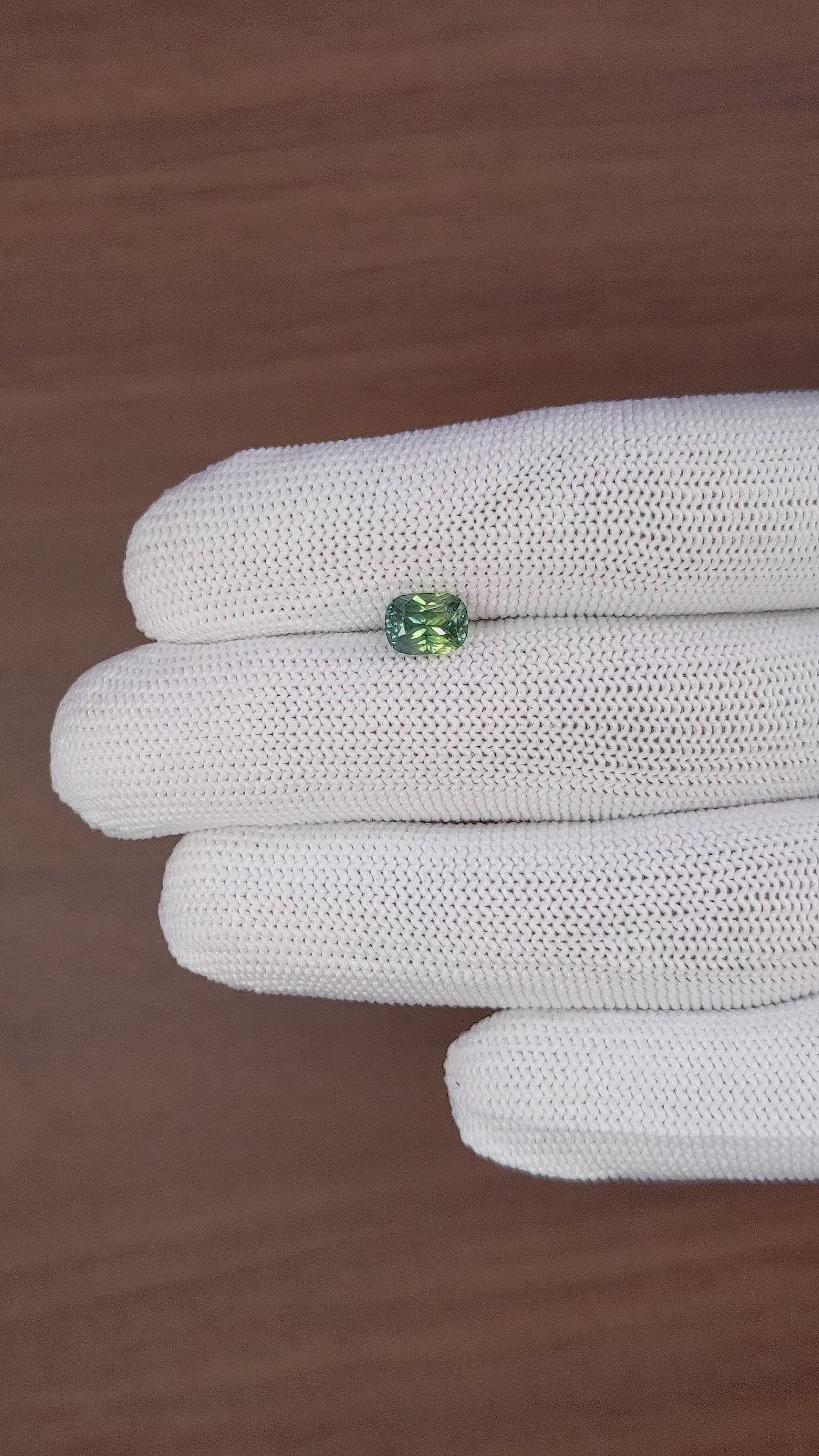 1.62 Ct. Bi Color / Parti Sapphire from Madagascar Size Video