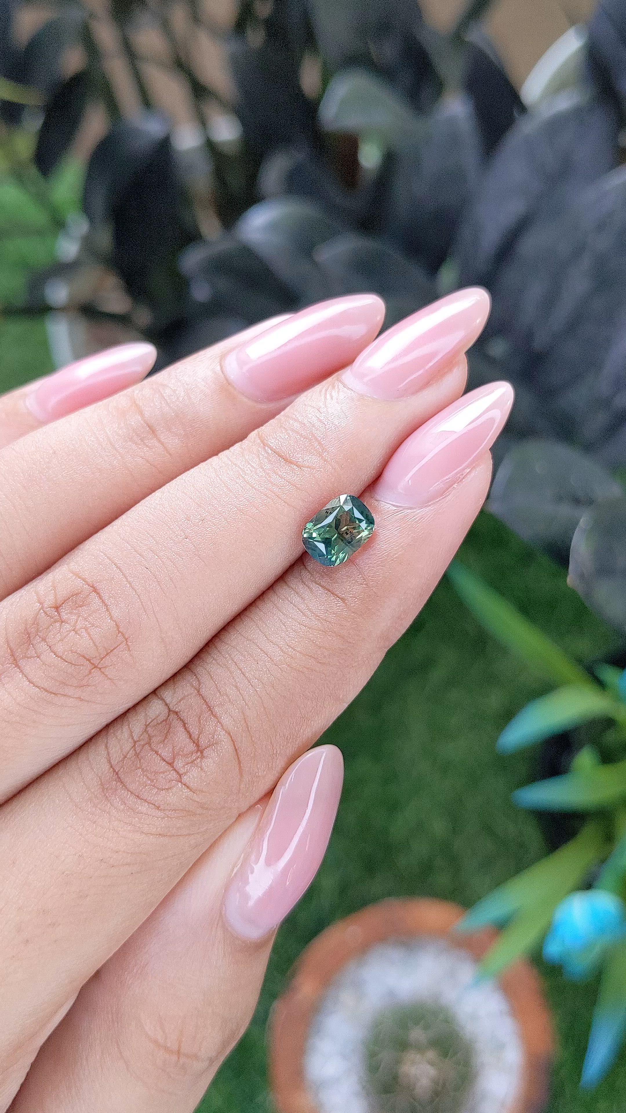 1.62 Ct. Bi Color / Parti Sapphire from Madagascar Size Video
