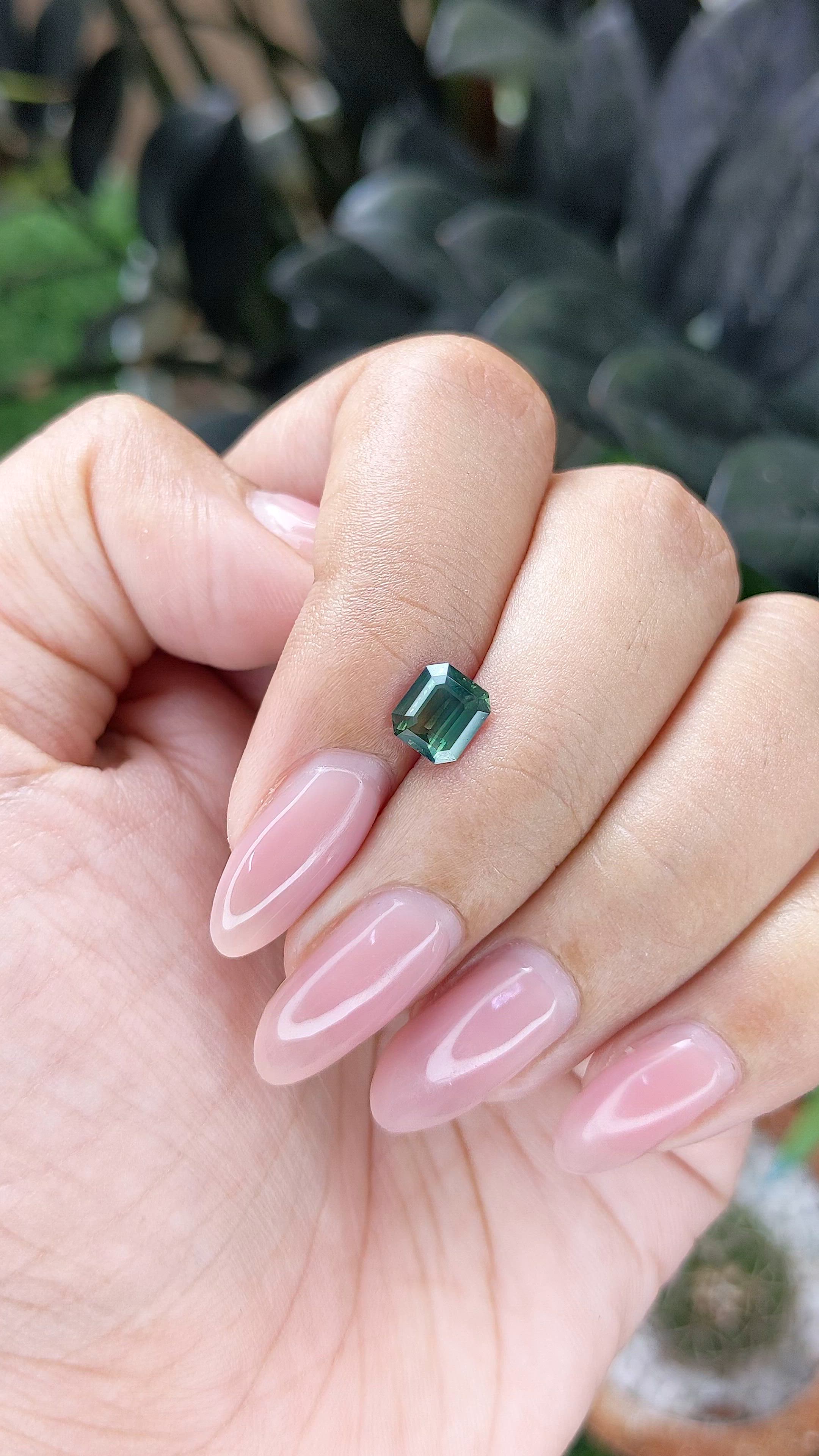 1.15 Ct. Yellowish Green Sapphire from Madagascar Size Video