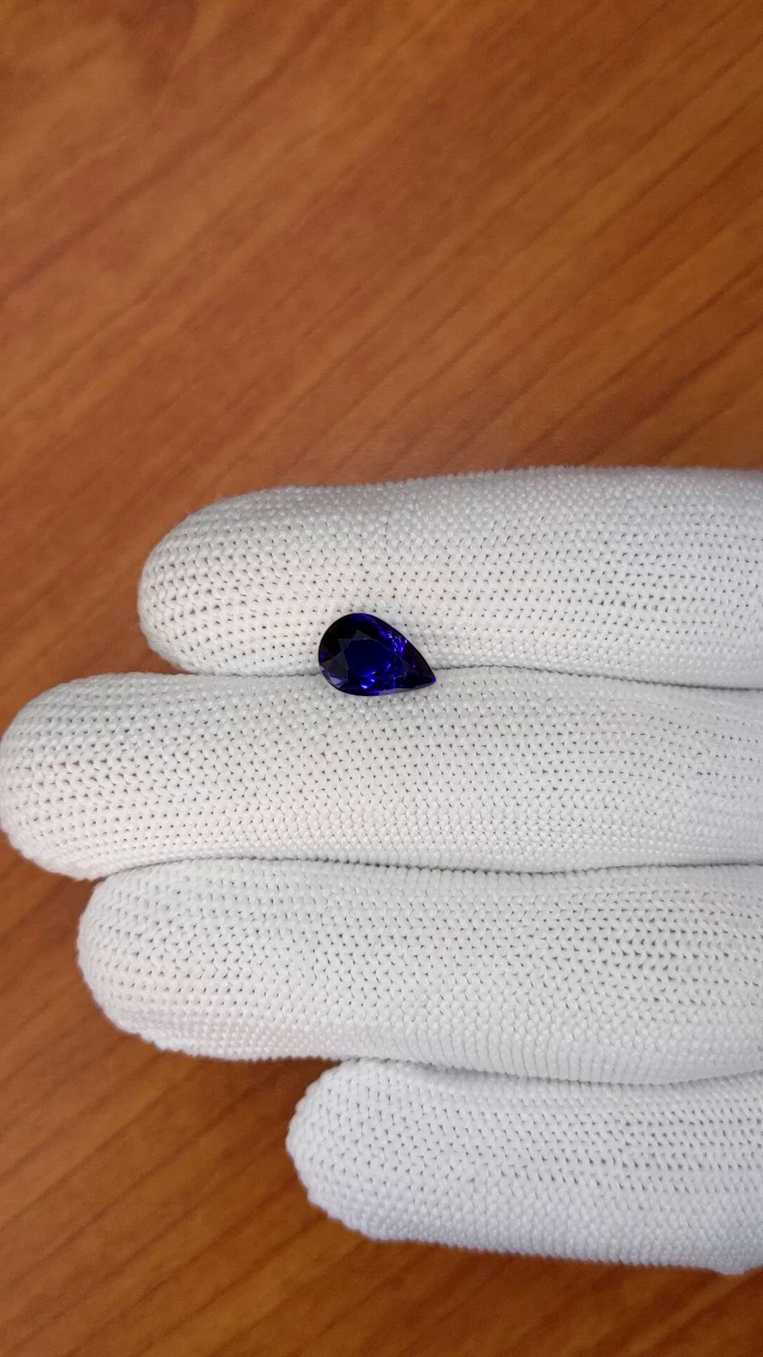2.67 Ct. Blue Sapphire from Ceylon (Sri Lanka) Size Video