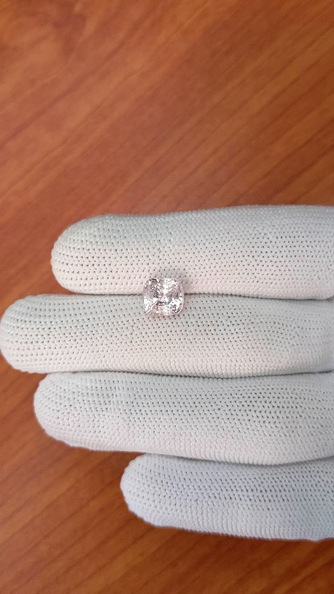 3.34 Ct. Pink Sapphire from Ceylon (Sri Lanka) Size Video