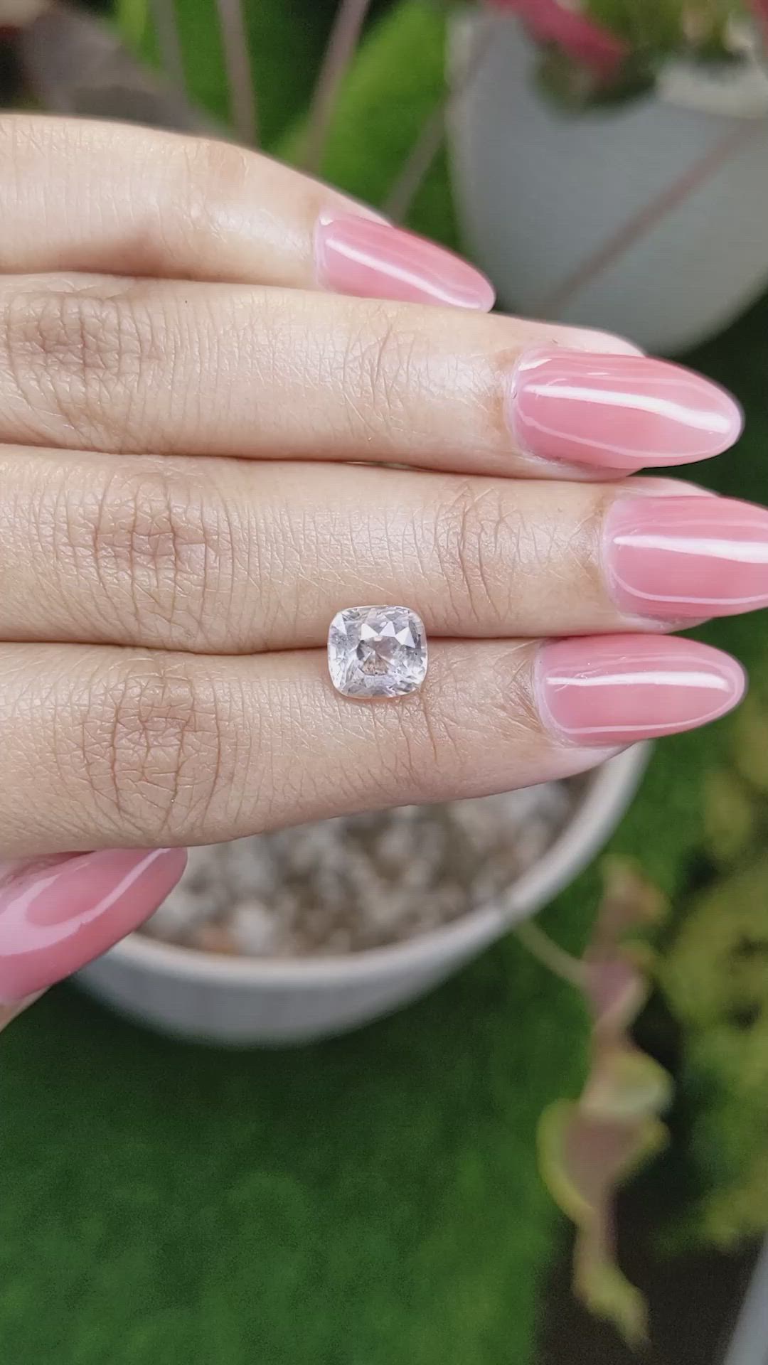 3.34 Ct. Pink Sapphire from Ceylon (Sri Lanka) Size Video