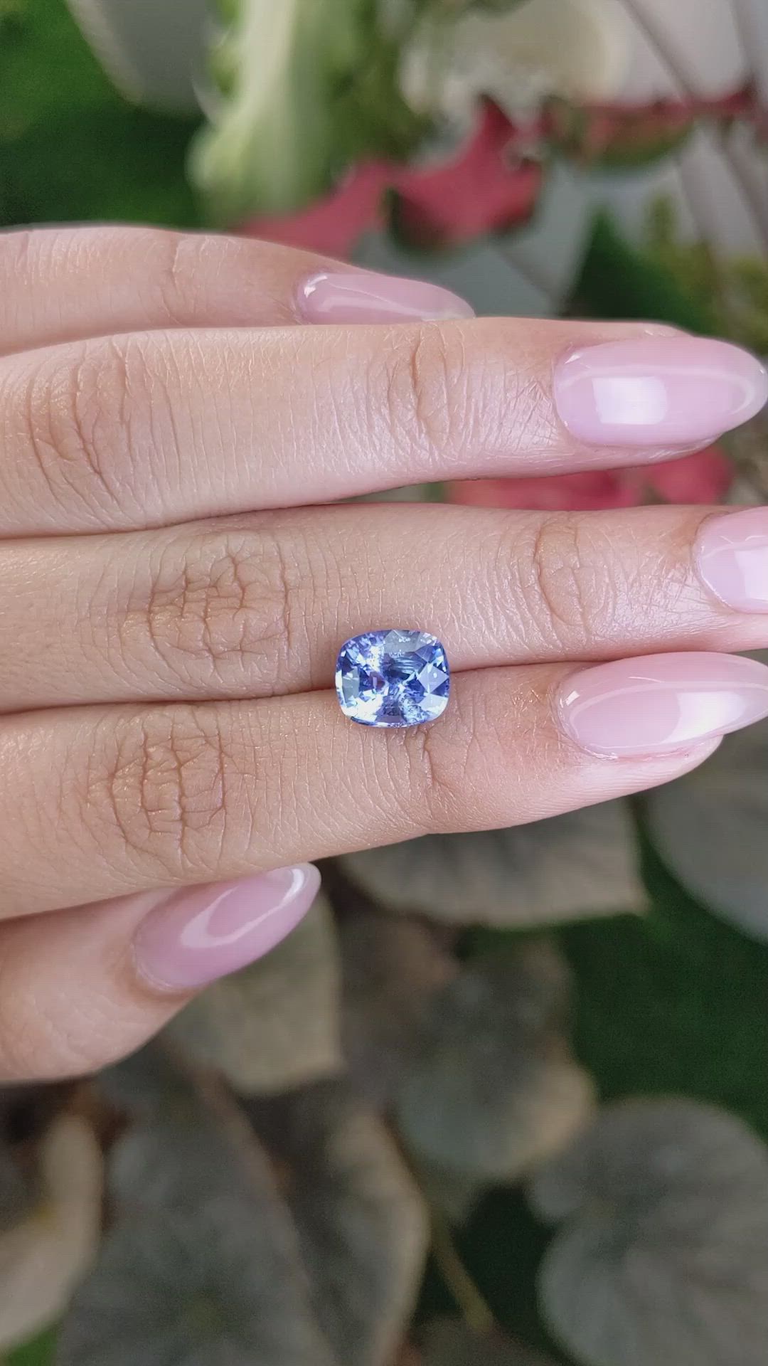 3.04 Ct. Blue Sapphire from Ceylon (Sri Lanka) Size Video