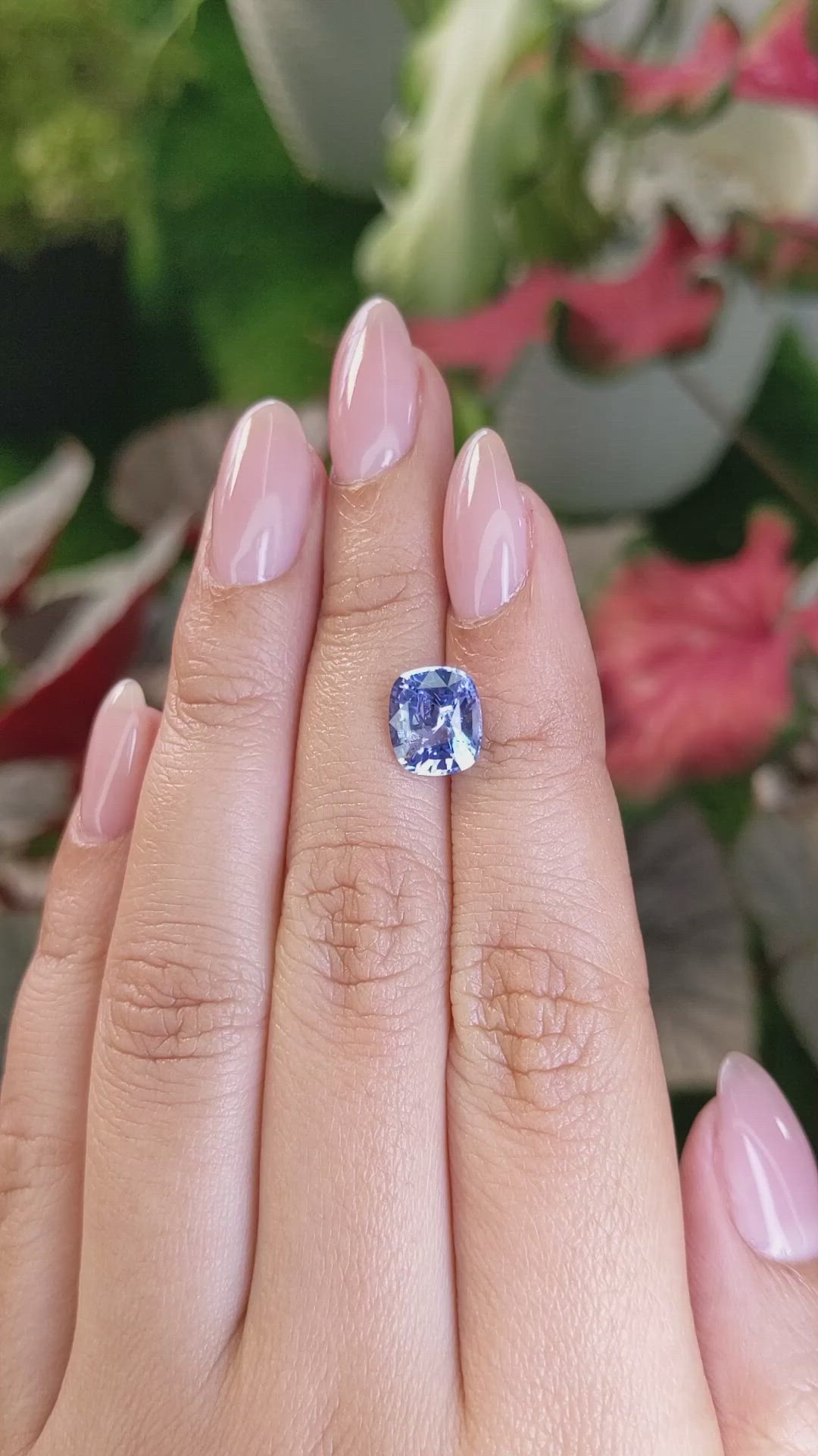 3.04 Ct. Blue Sapphire from Ceylon (Sri Lanka) Size Video
