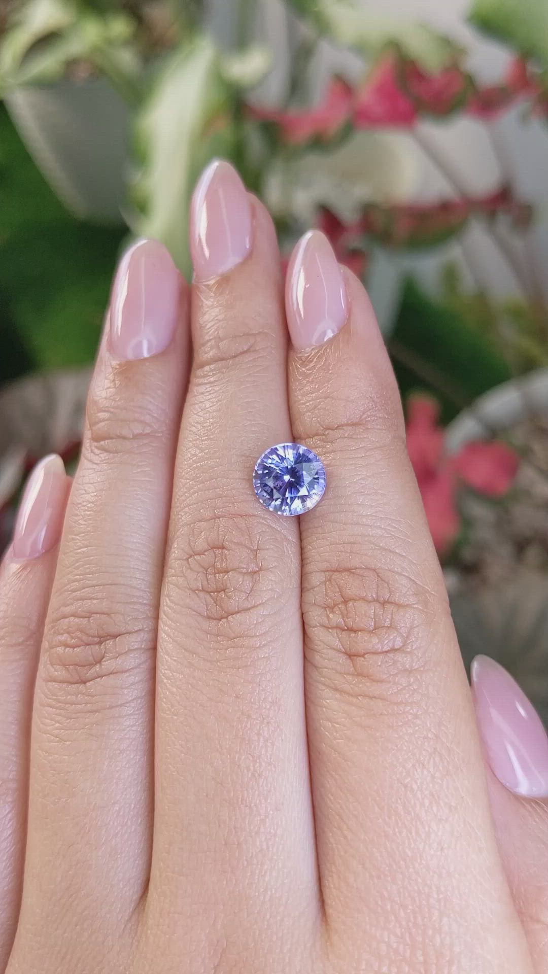2.96 Ct. Blue Sapphire from Ceylon (Sri Lanka) Size Video