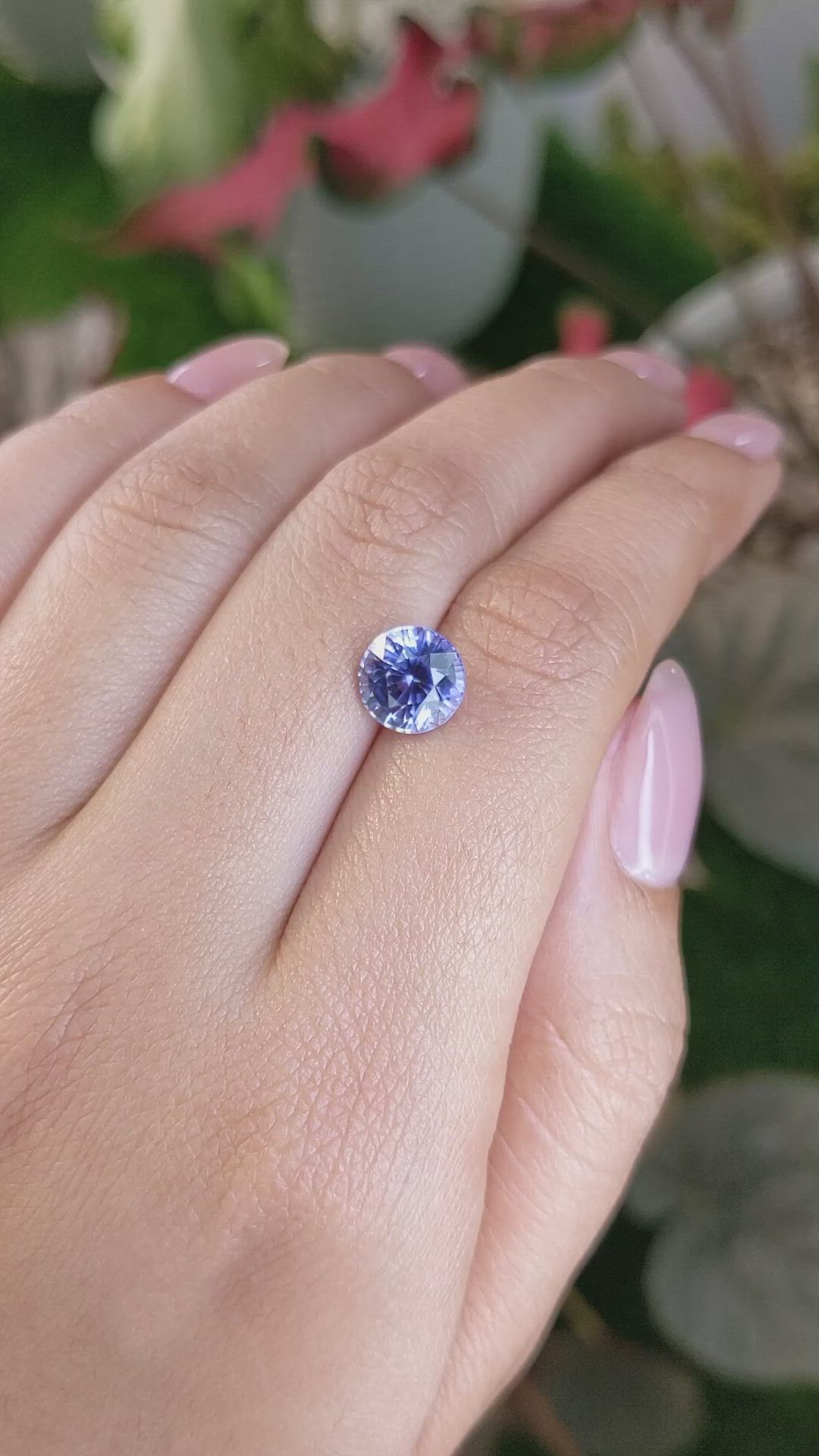 2.96 Ct. Blue Sapphire from Ceylon (Sri Lanka) Size Video