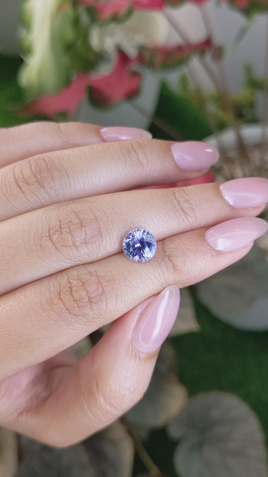2.96 Ct. Blue Sapphire from Ceylon (Sri Lanka) Size Video