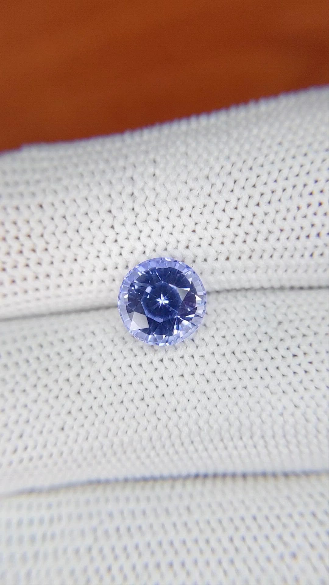 2.96 Ct. Blue Sapphire from Ceylon (Sri Lanka) Size Video