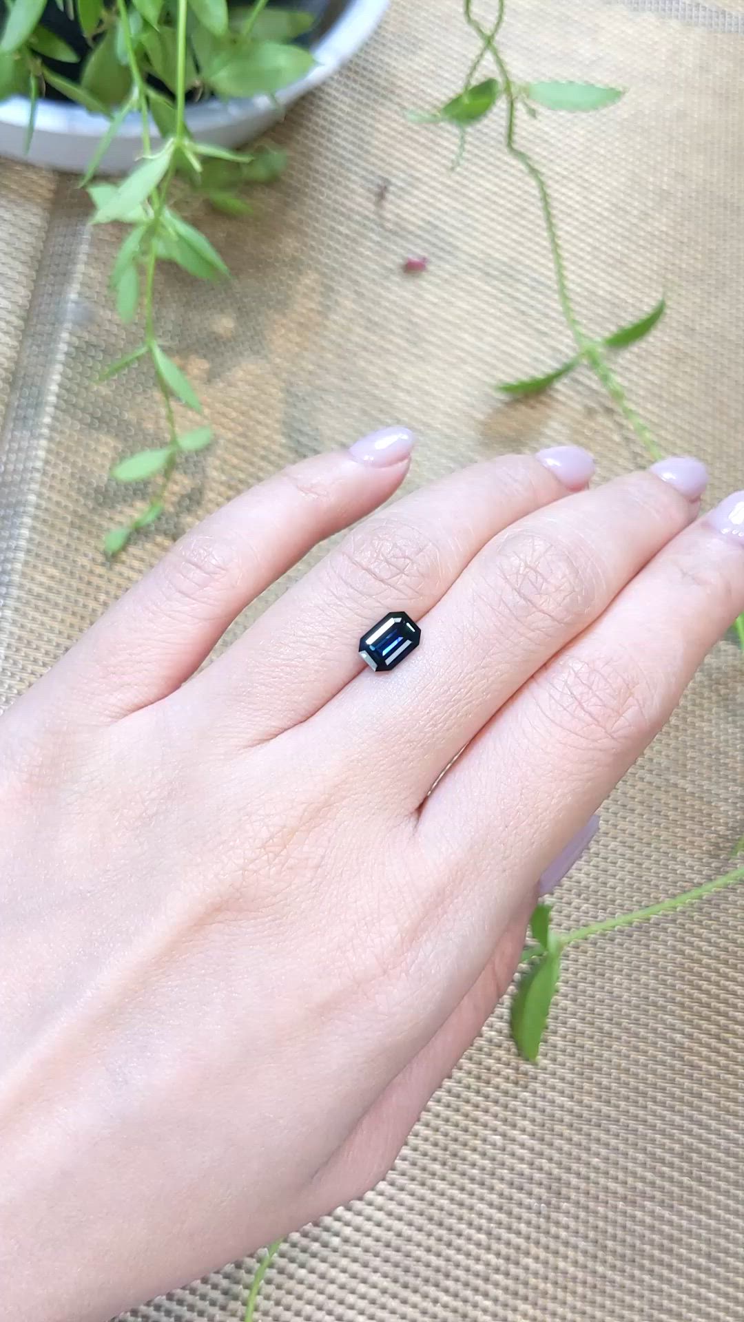 1.54 Ct. Blue Sapphire from Australia Size Video
