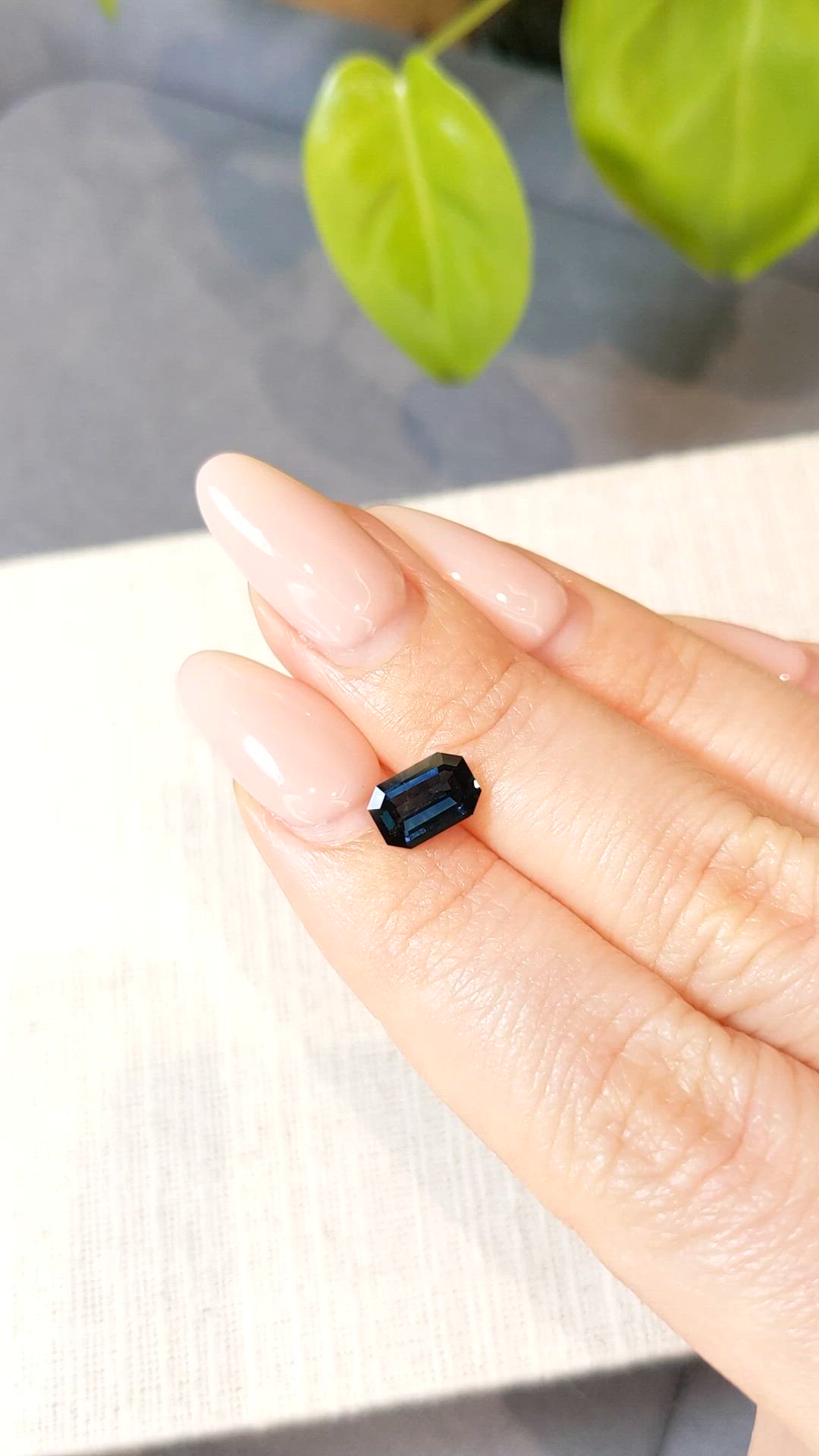 1.39 Ct. Blue Sapphire from Australia Size Video