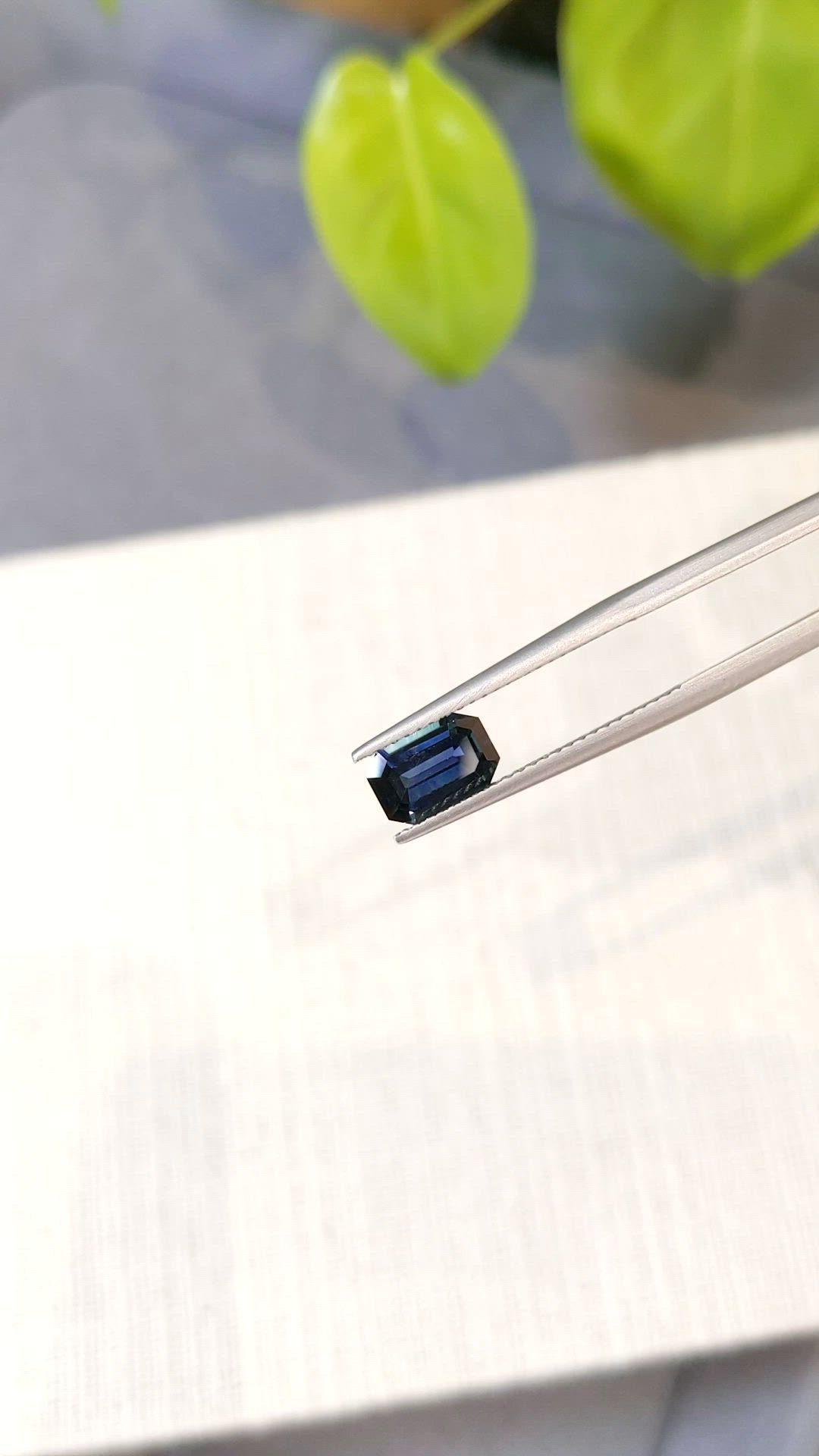 1.39 Ct. Blue Sapphire from Australia Size Video