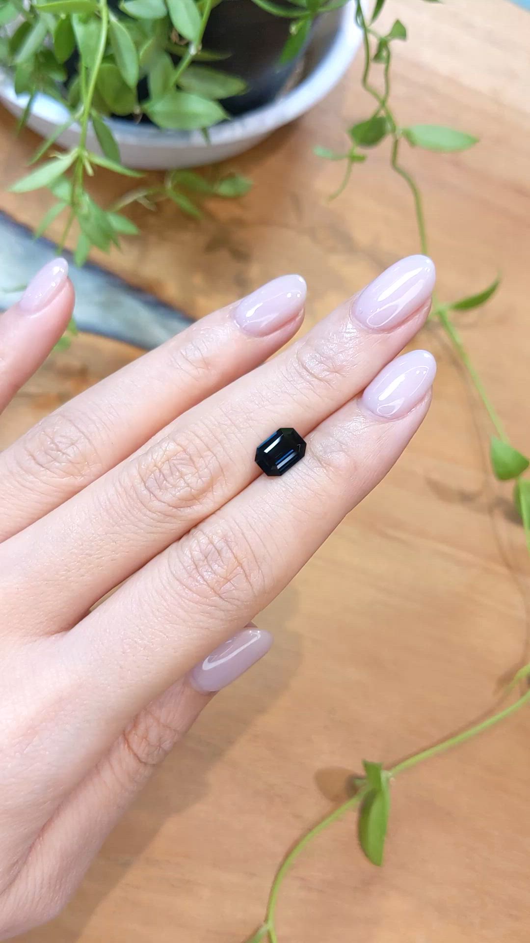 1.64 Ct. Blue Sapphire from Australia Size Video