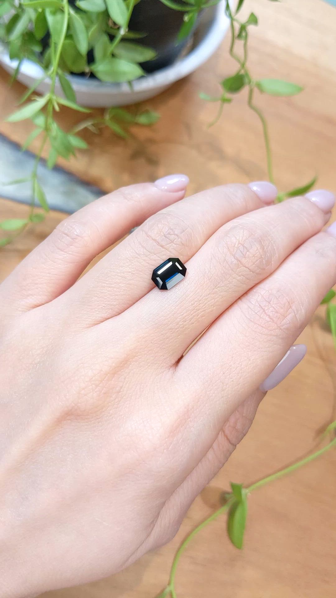 1.64 Ct. Blue Sapphire from Australia Size Video