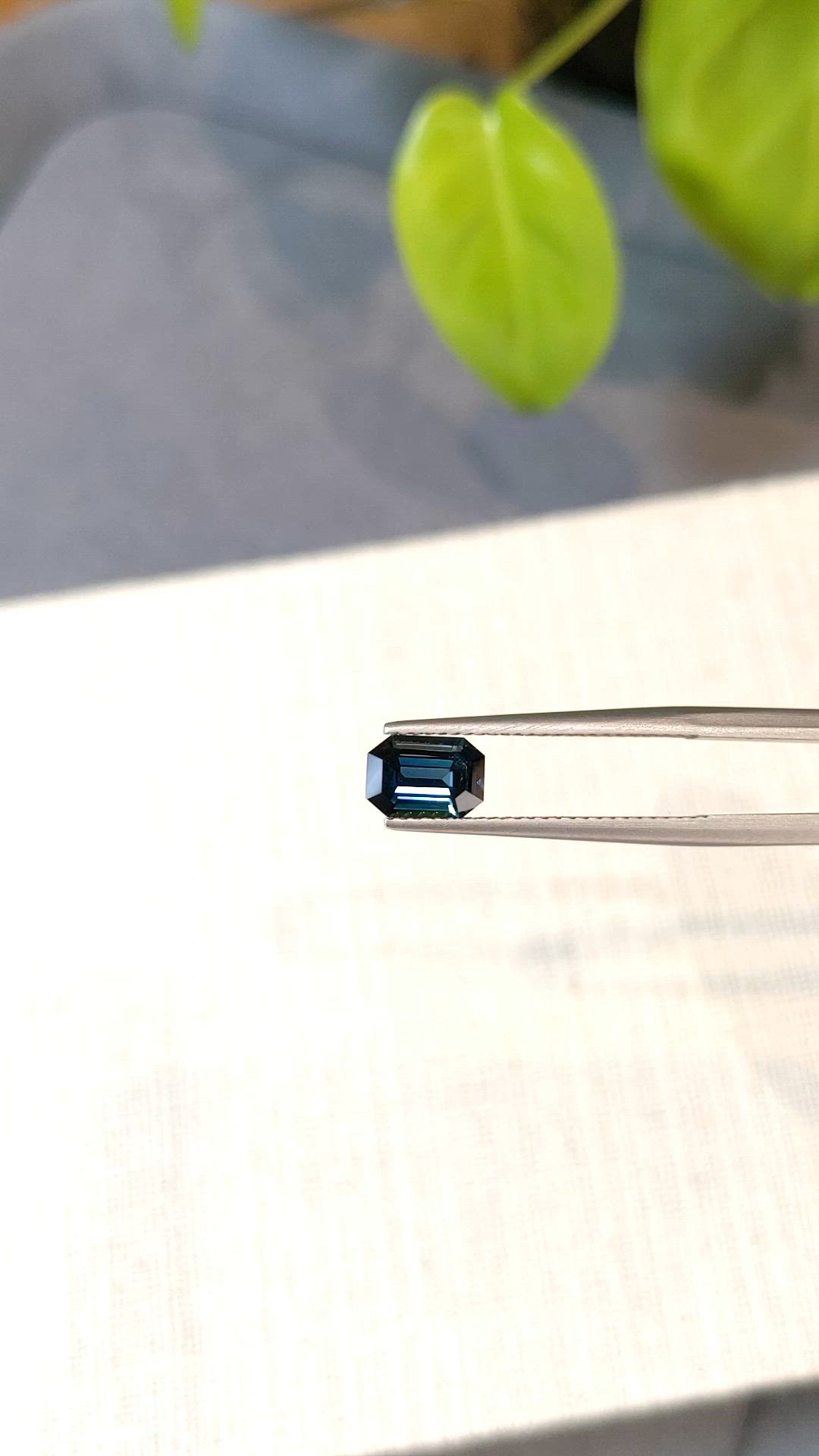 1.31 Ct. Blue Sapphire from Australia Size Video
