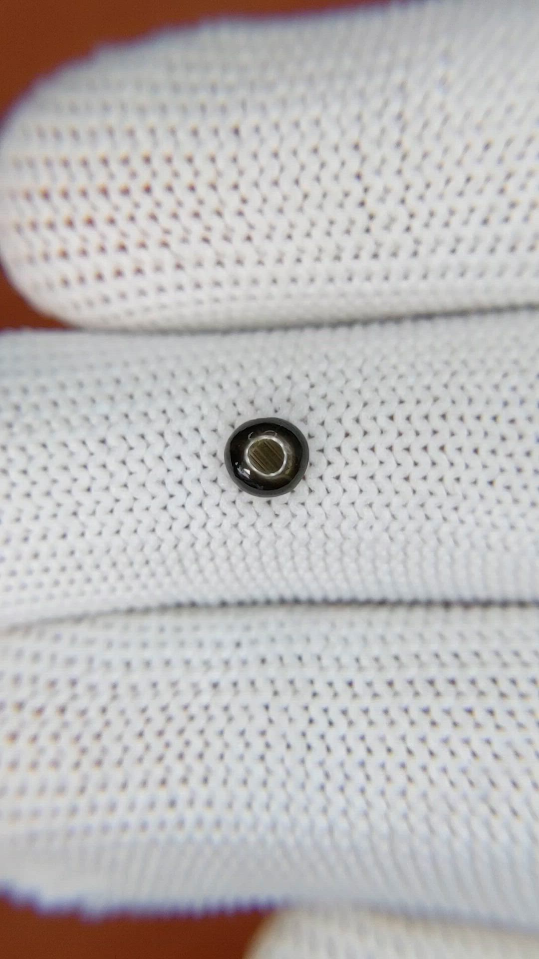 0.48 Ct. Black Star Sapphire from Ceylon (Sri Lanka) Size Video