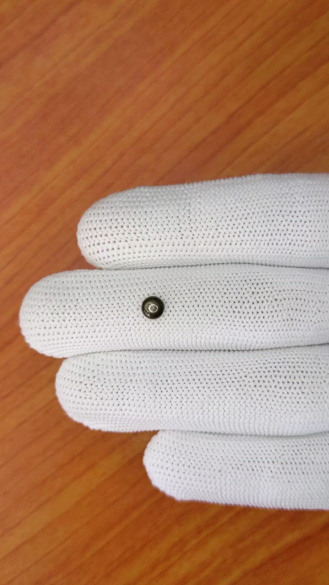 0.48 Ct. Black Star Sapphire from Ceylon (Sri Lanka) Size Video