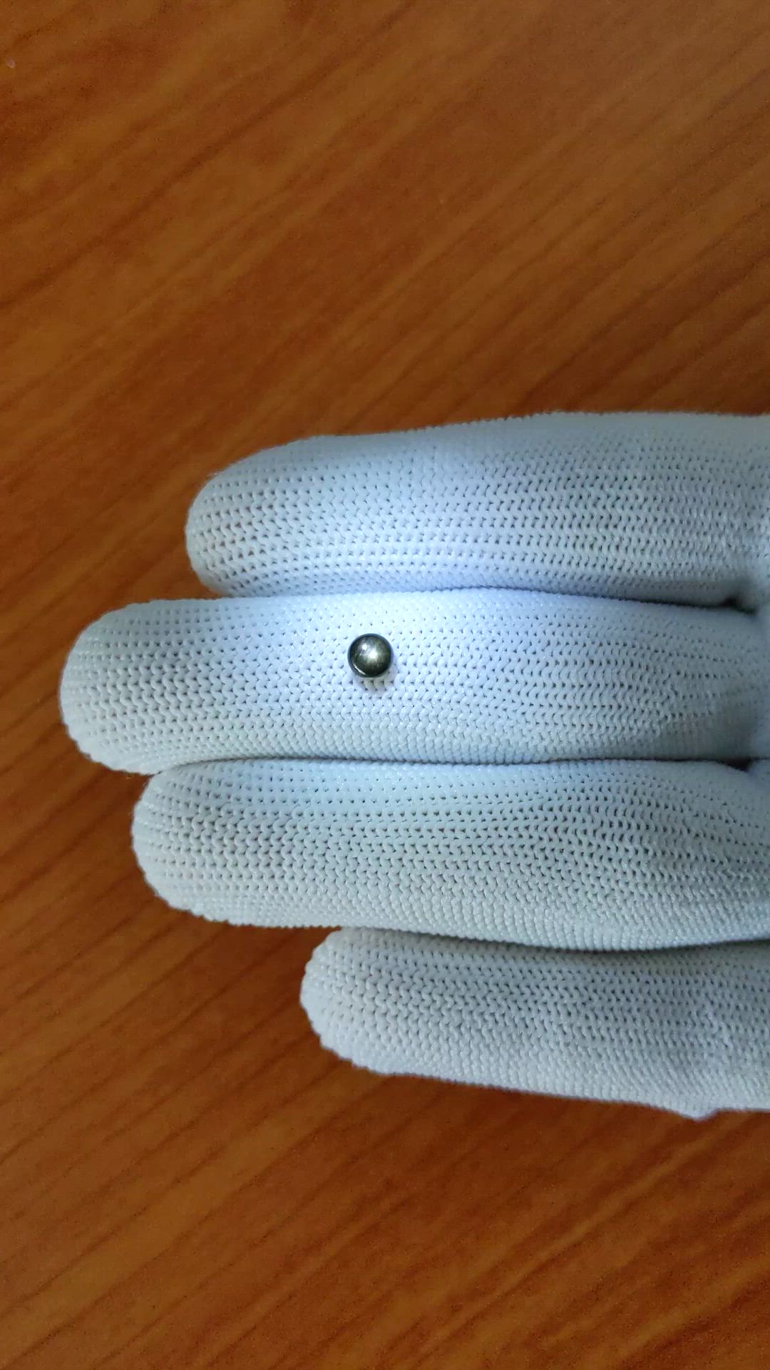 0.48 Ct. Black Star Sapphire from Ceylon (Sri Lanka) Size Video