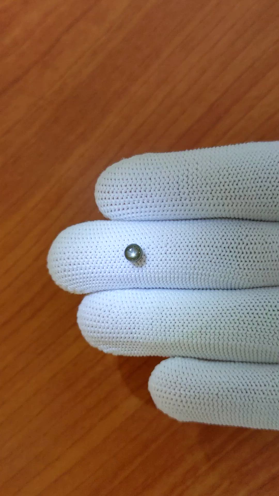 0.74 Ct. Greenish Brown Star Sapphire from Ceylon (Sri Lanka) Size Video