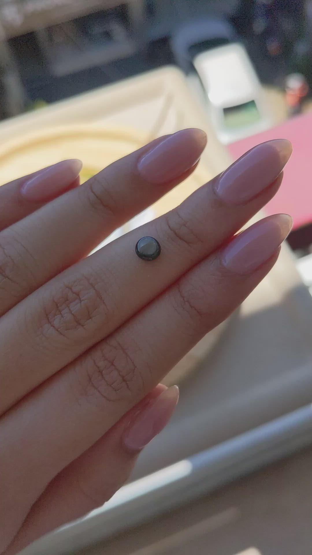 0.78 Ct. Brown Star Sapphire from Ceylon (Sri Lanka) Size Video