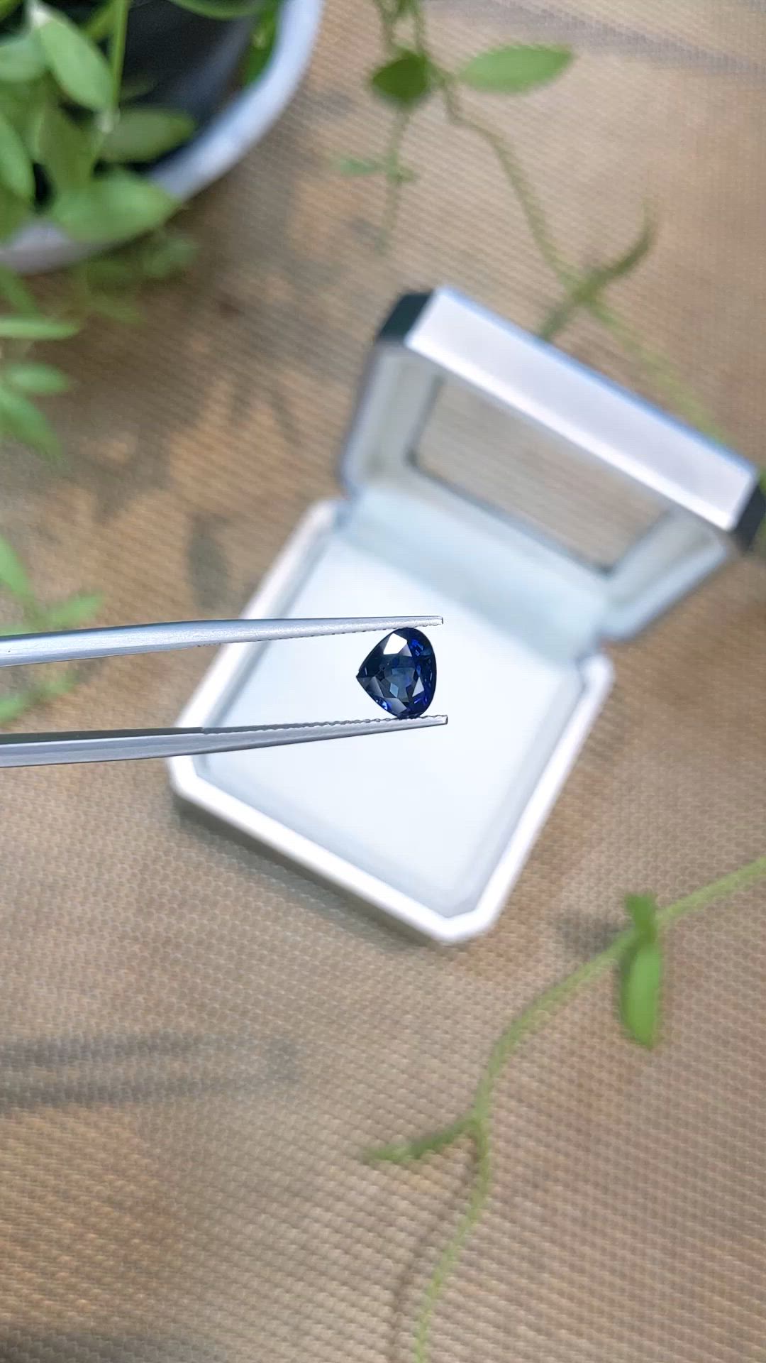 1.96 Ct. Blue Sapphire from Ceylon (Sri Lanka) Size Video