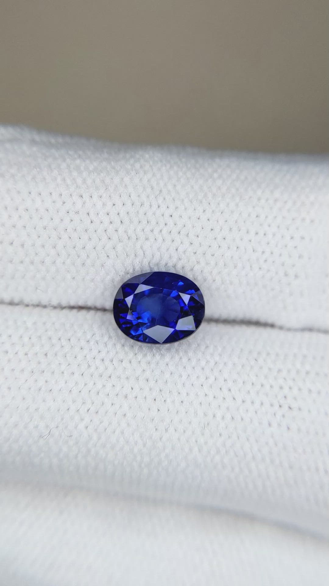 2.05 Ct. Blue Sapphire from Ceylon (Sri Lanka) Size Video