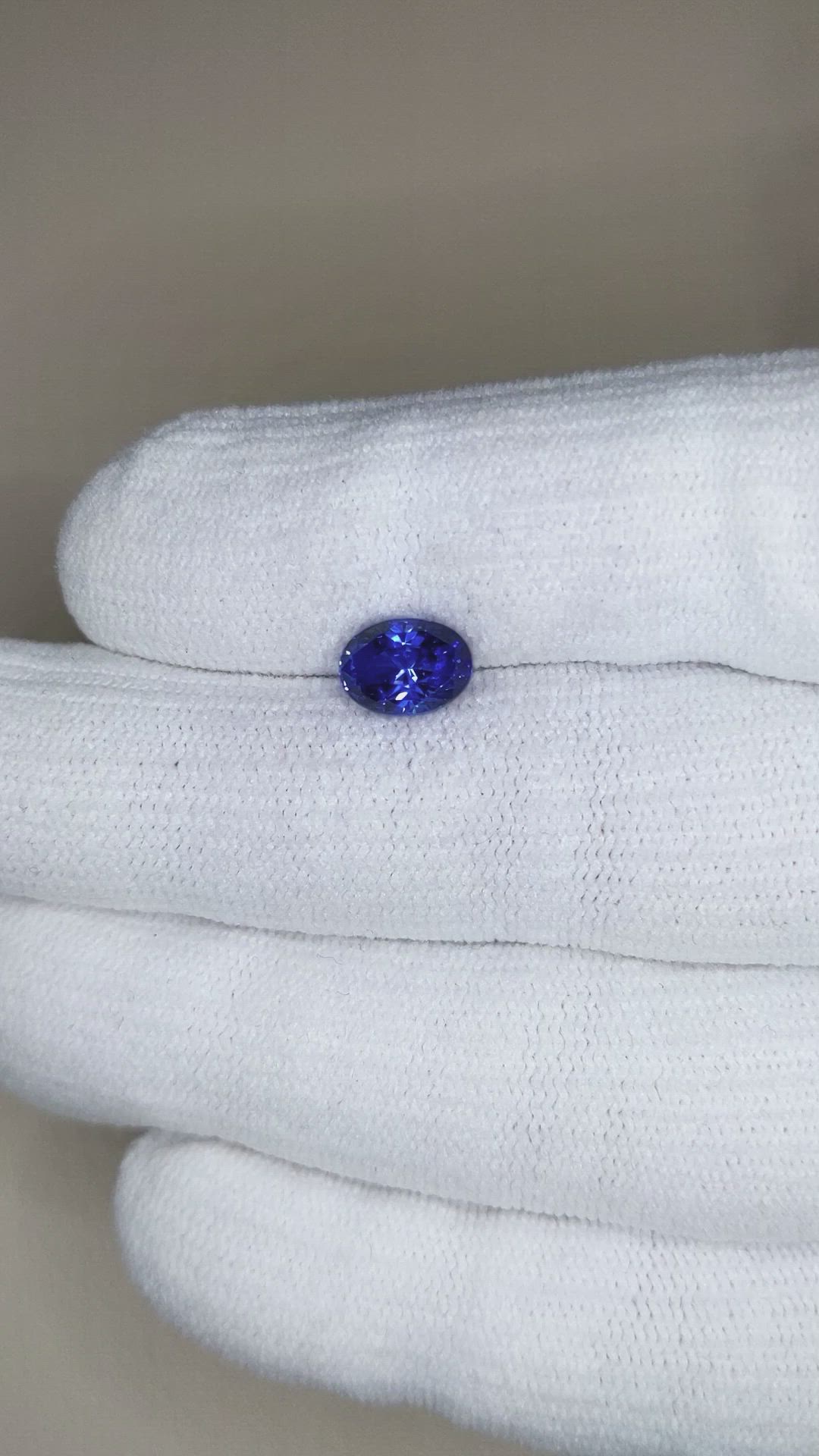 2.40 Ct. Blue Sapphire from Ceylon (Sri Lanka) Size Video