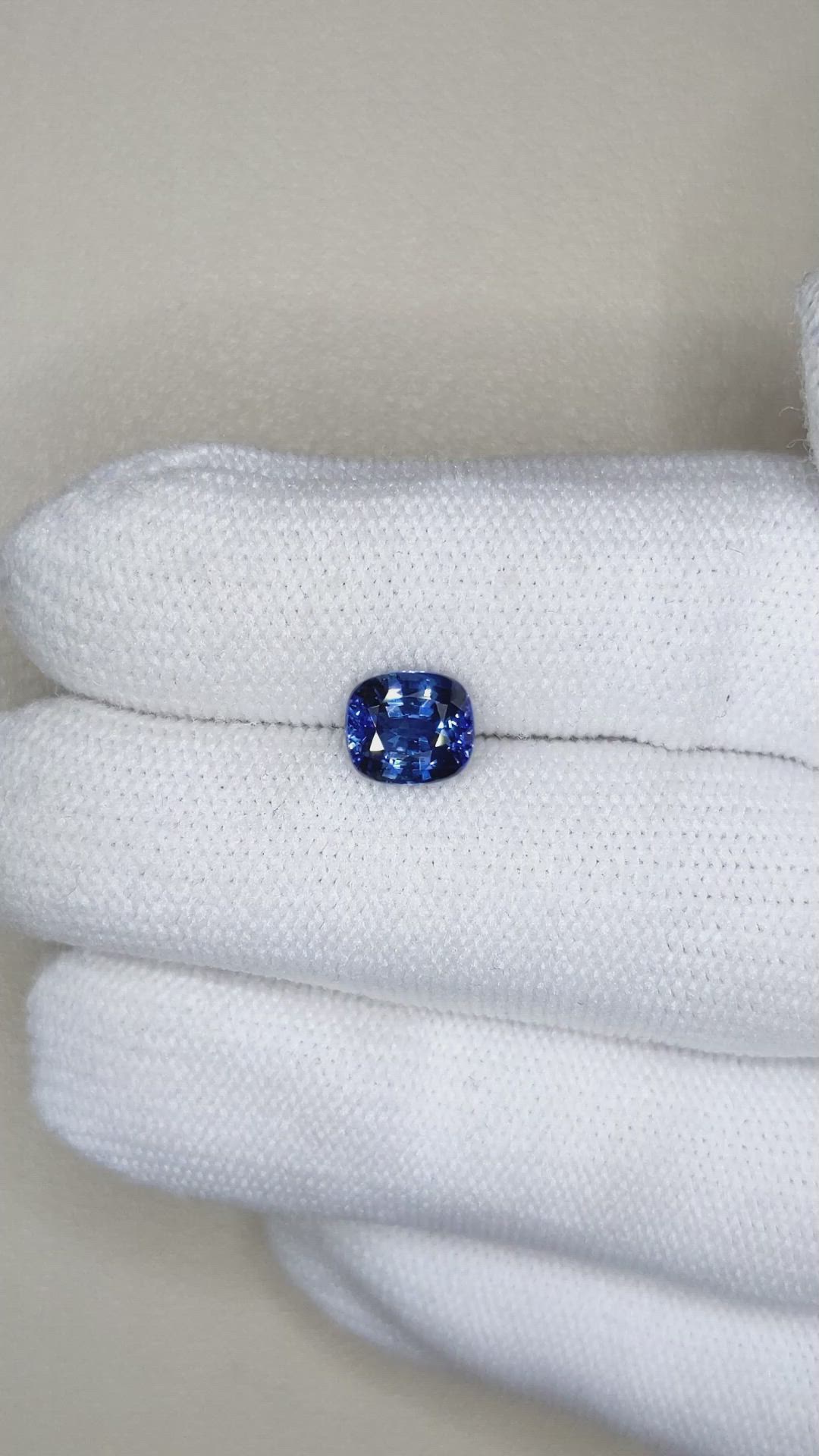 2.07 Ct. Blue Sapphire from Ceylon (Sri Lanka) Size Video