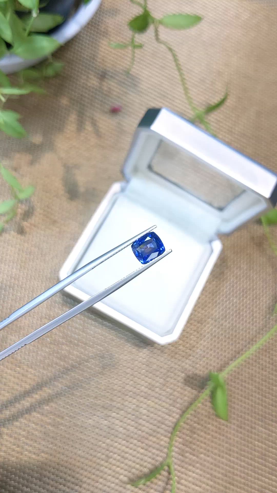 2.48 Ct. Blue Sapphire from Ceylon (Sri Lanka) Size Video