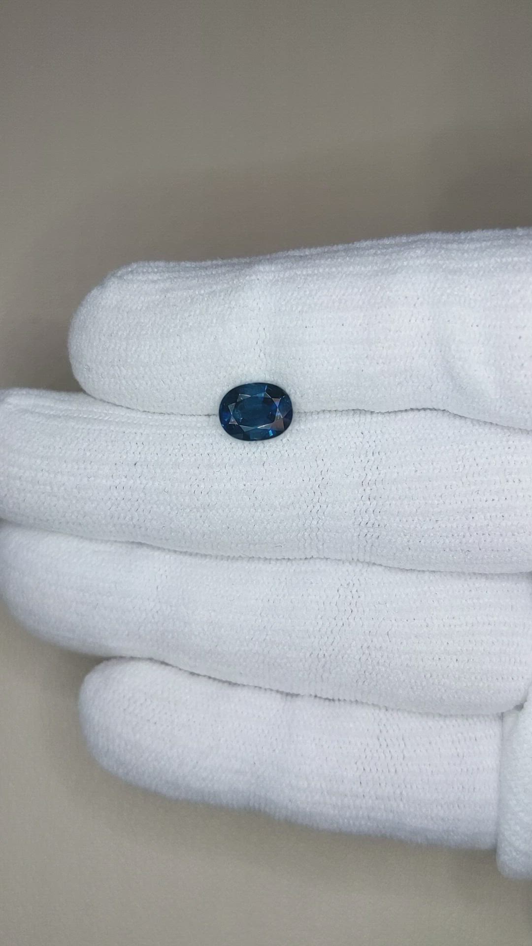 1.97 Ct. Blue Sapphire from Ceylon (Sri Lanka) Size Video