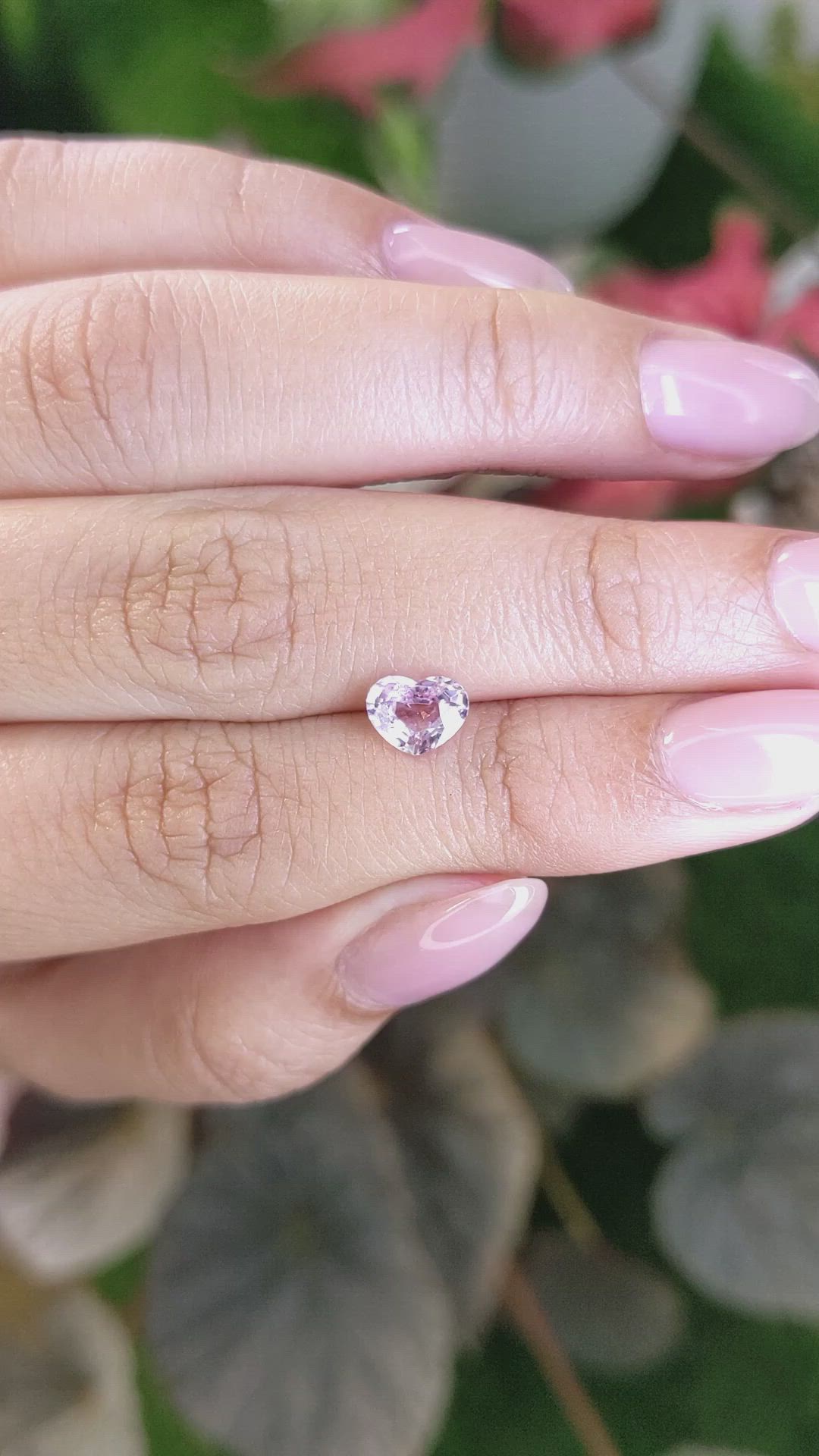 1.06 Ct. Pink Sapphire from Ceylon (Sri Lanka) Size Video