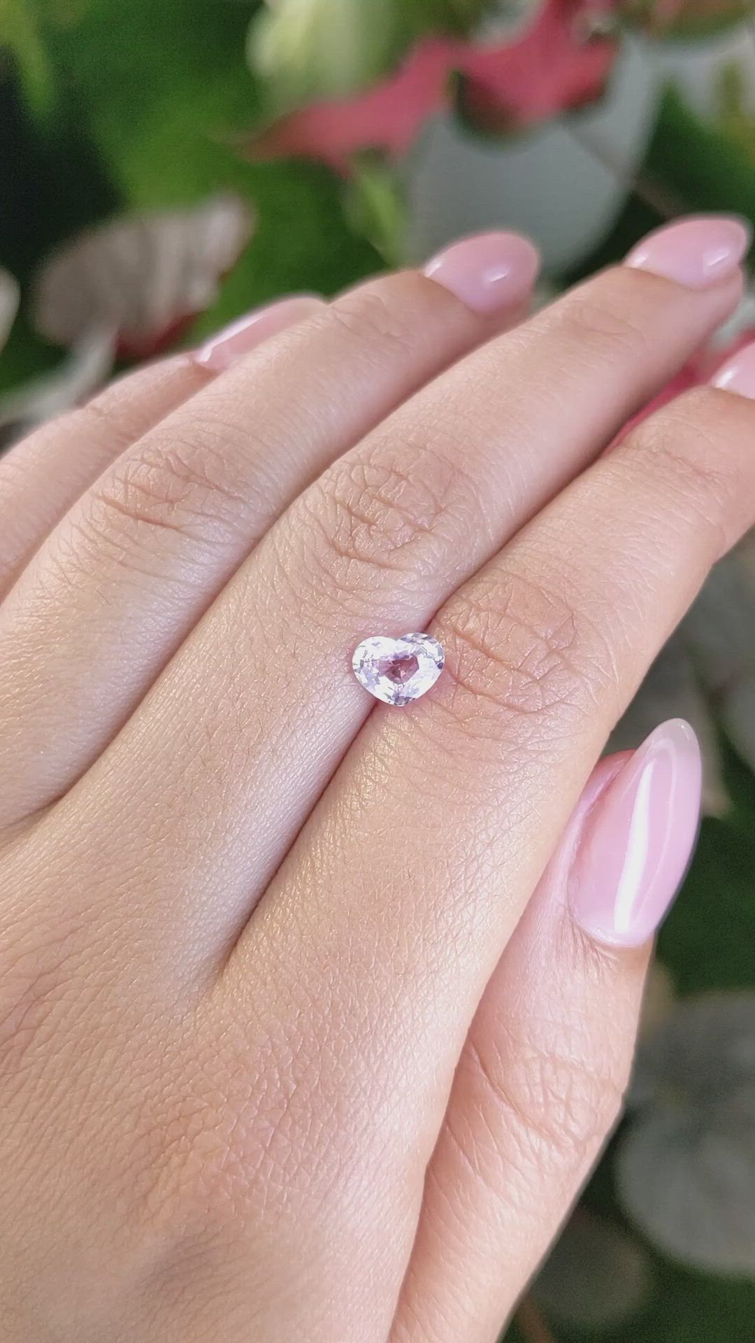 1.06 Ct. Pink Sapphire from Ceylon (Sri Lanka) Size Video