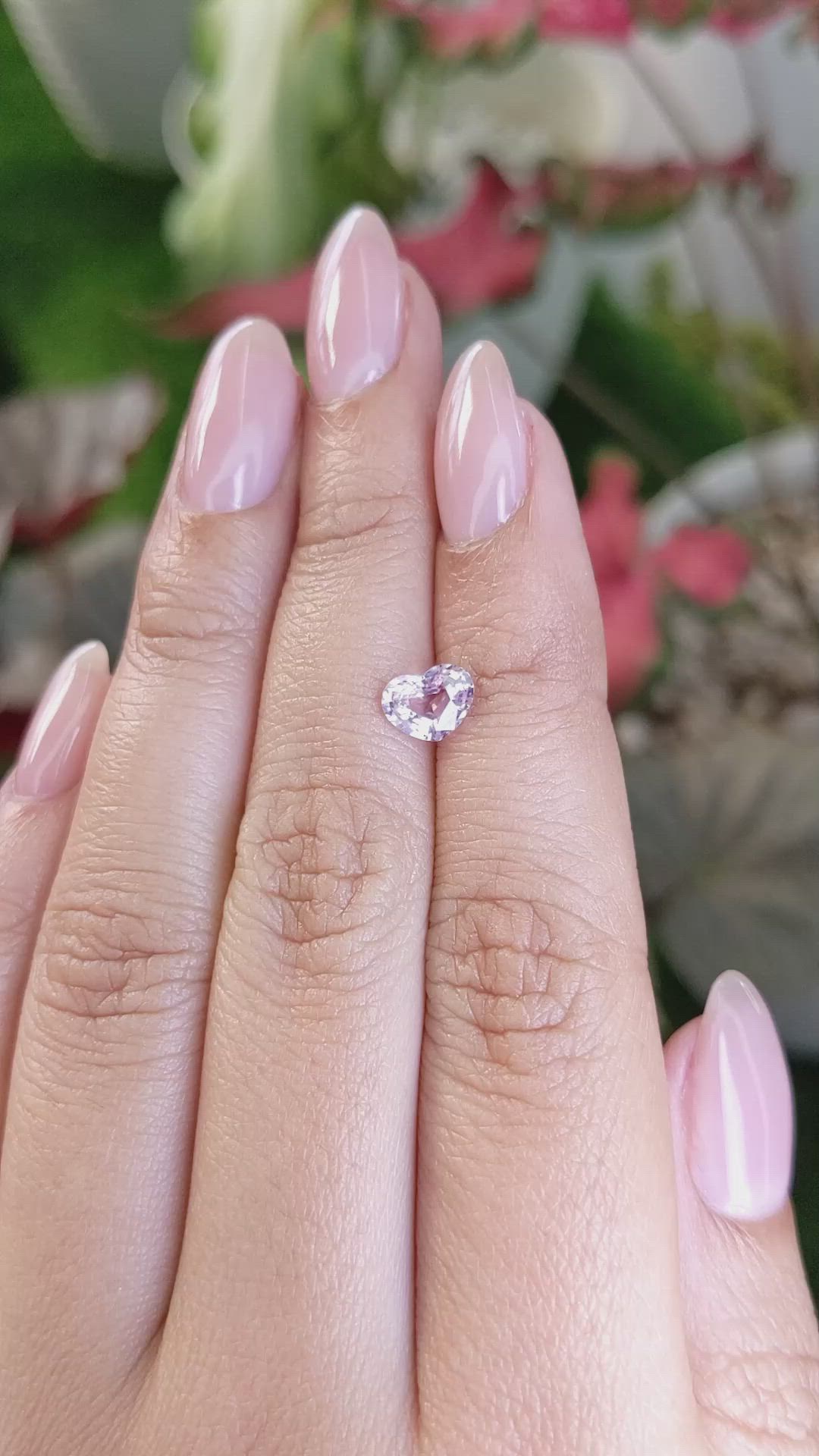 1.06 Ct. Pink Sapphire from Ceylon (Sri Lanka) Size Video