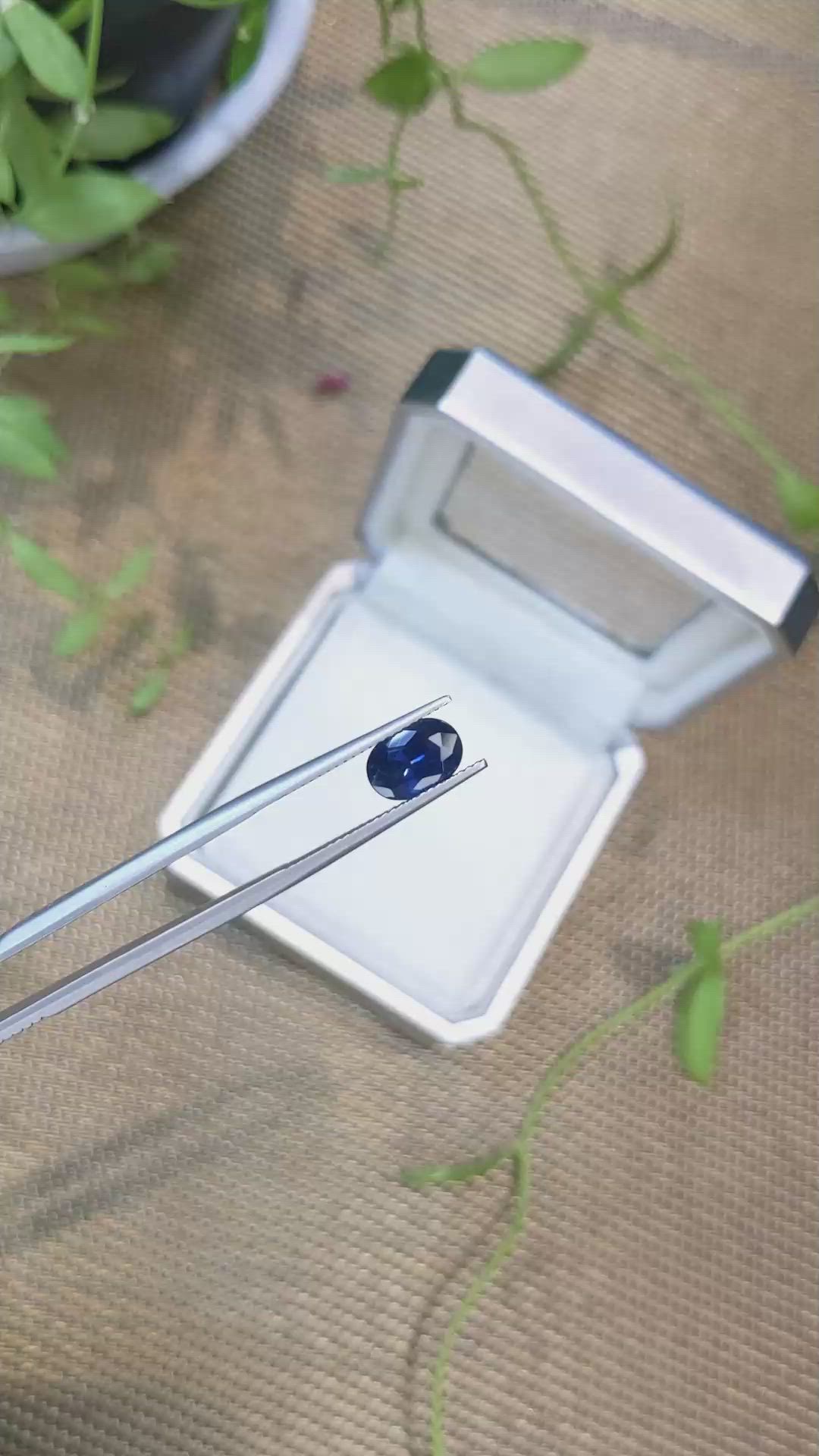 1.96 Ct. Blue Sapphire from Ceylon (Sri Lanka) Size Video