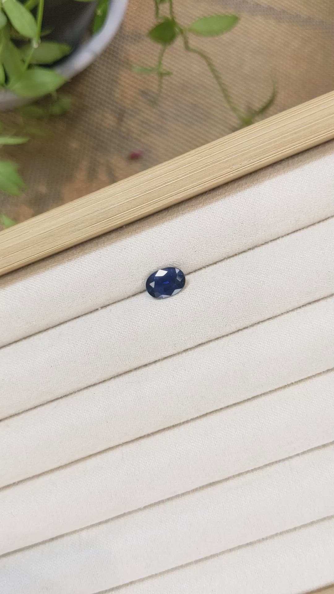 1.96 Ct. Blue Sapphire from Ceylon (Sri Lanka) Size Video