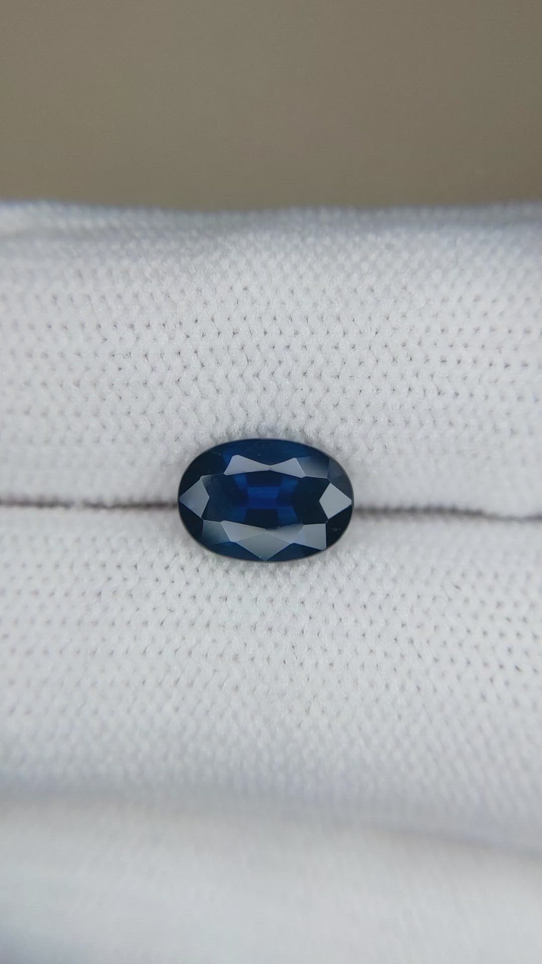 1.96 Ct. Blue Sapphire from Ceylon (Sri Lanka) Size Video